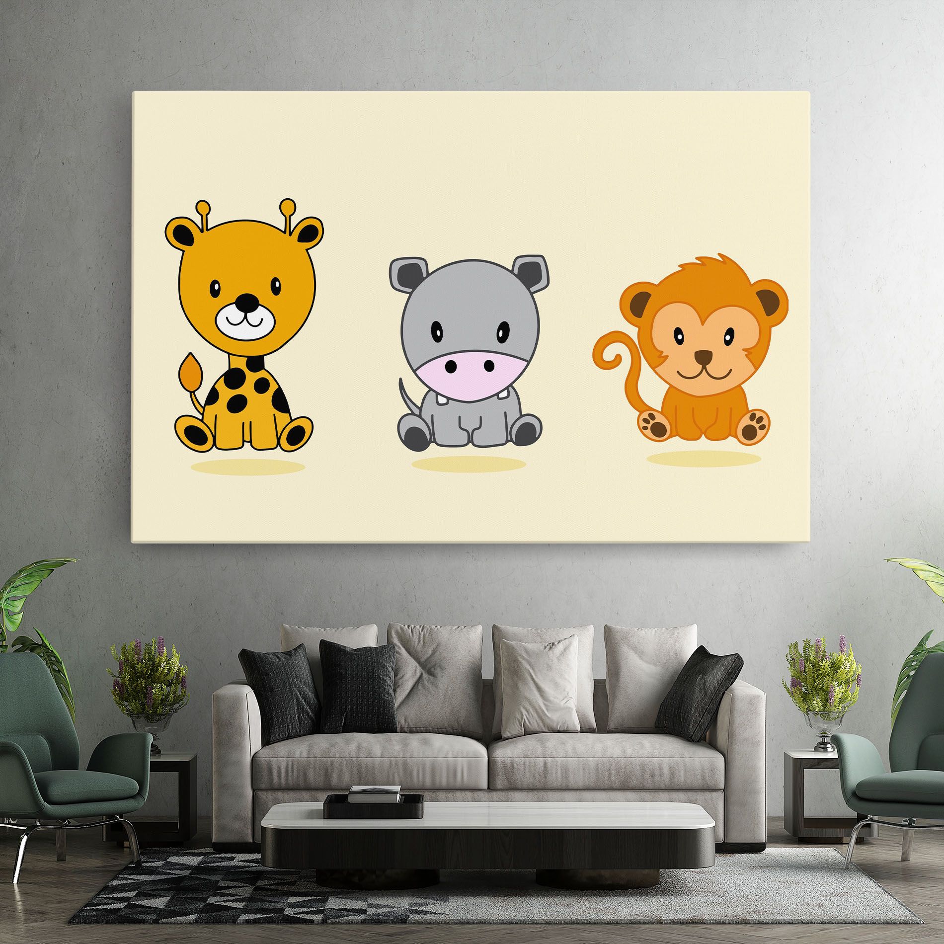 Cream Animals mockup 7