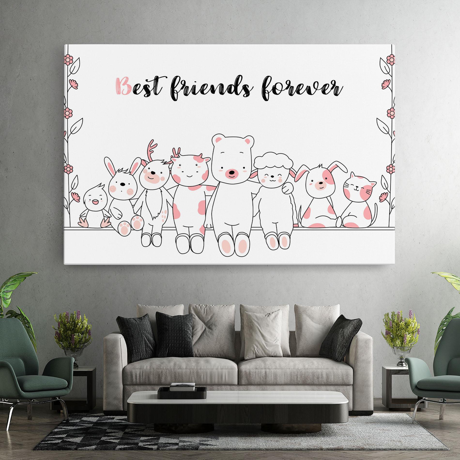 Vászonkép Friends Forever mockup 7