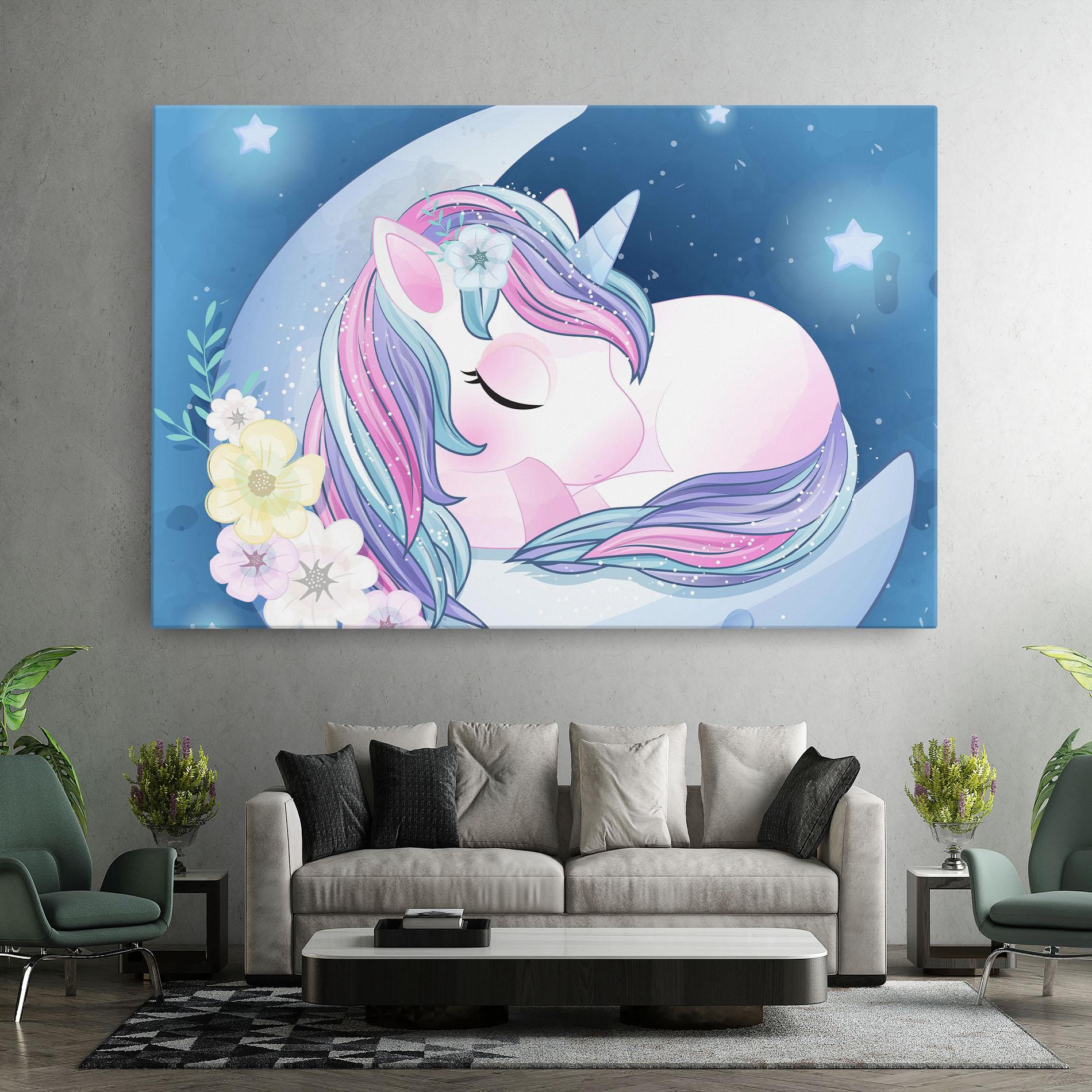Vászonkép Moon Unicorn mockup 7