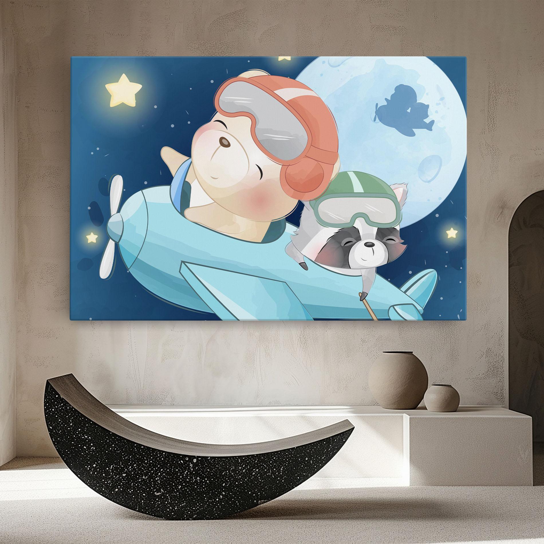 Vászonkép Bear Flying Star mockup 8