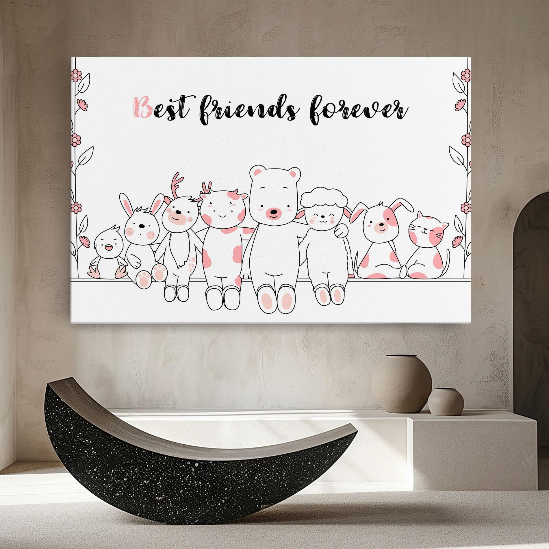 Vászonkép Friends Forever mockup 8