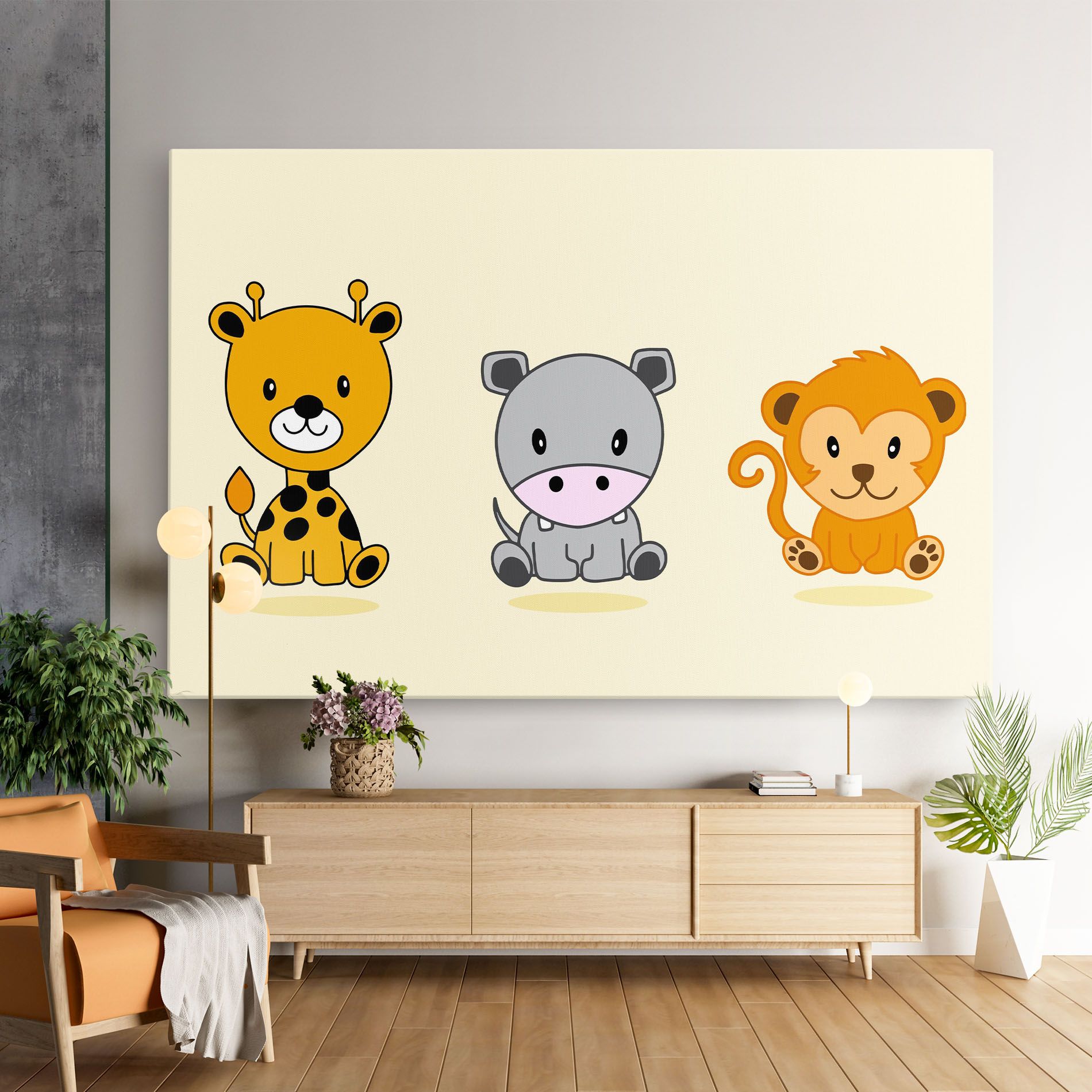 Cream Animals mockup 9