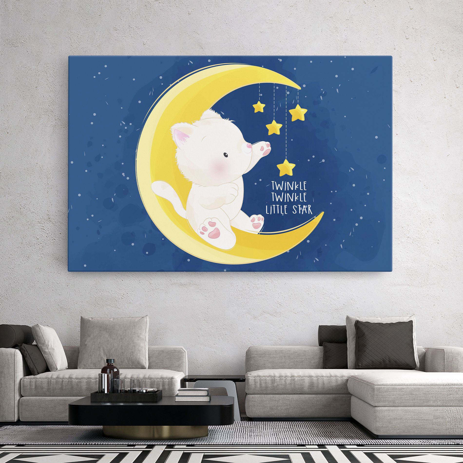 Cat Moon Star mockup 2