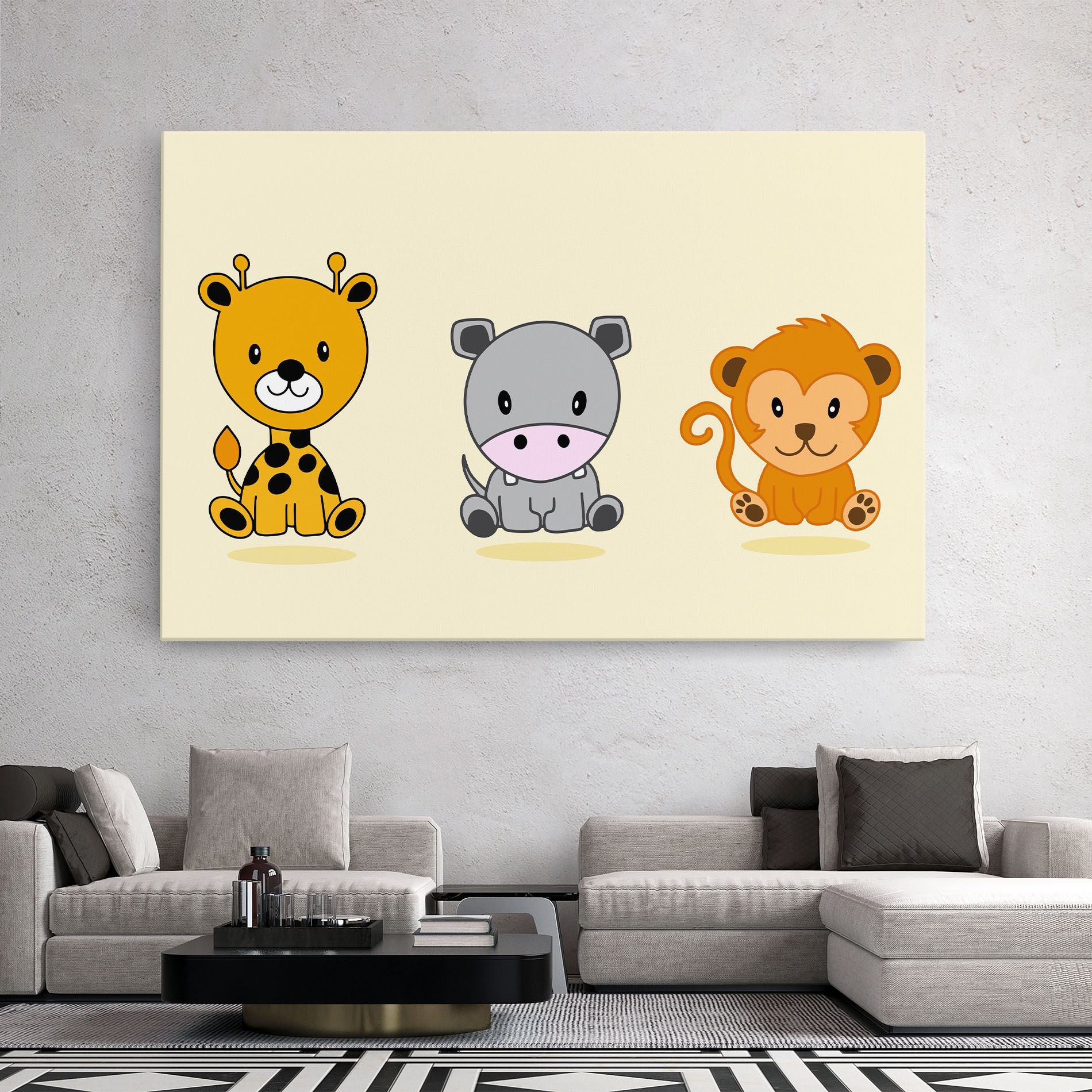 Cream Animals mockup 2