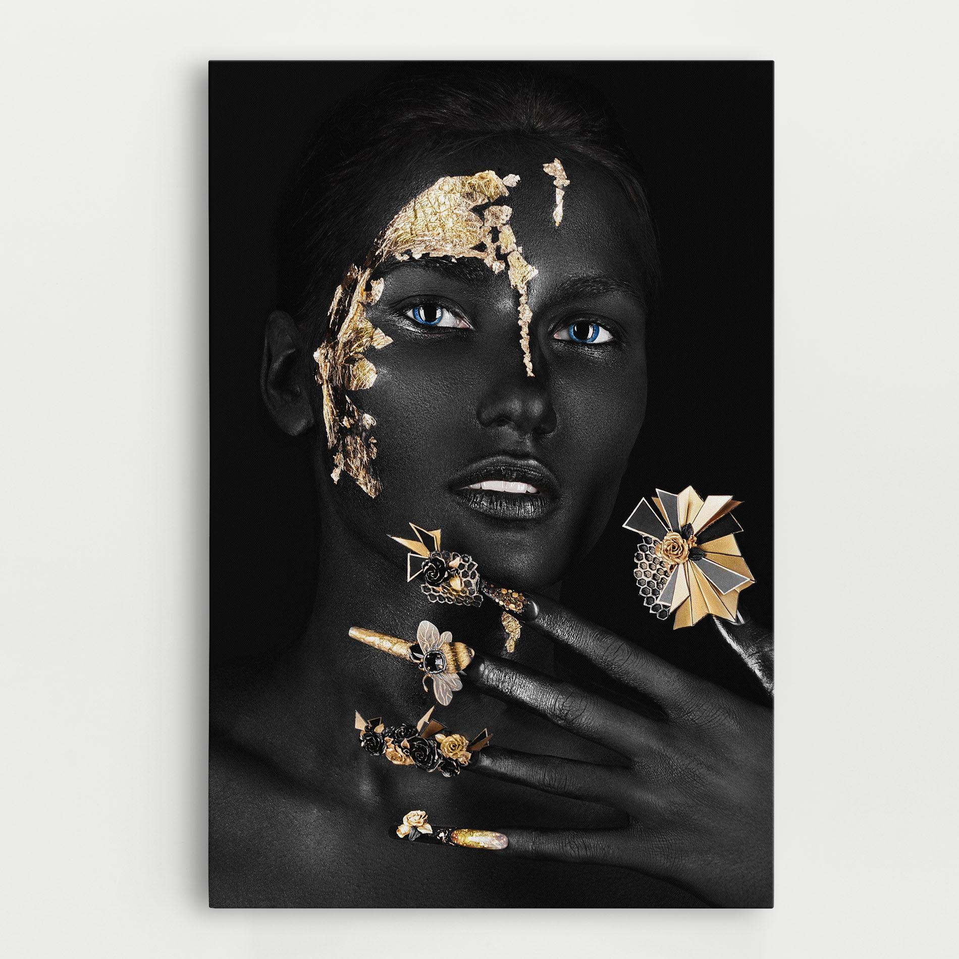 Vászonkép Black Art Makeup mockup 0