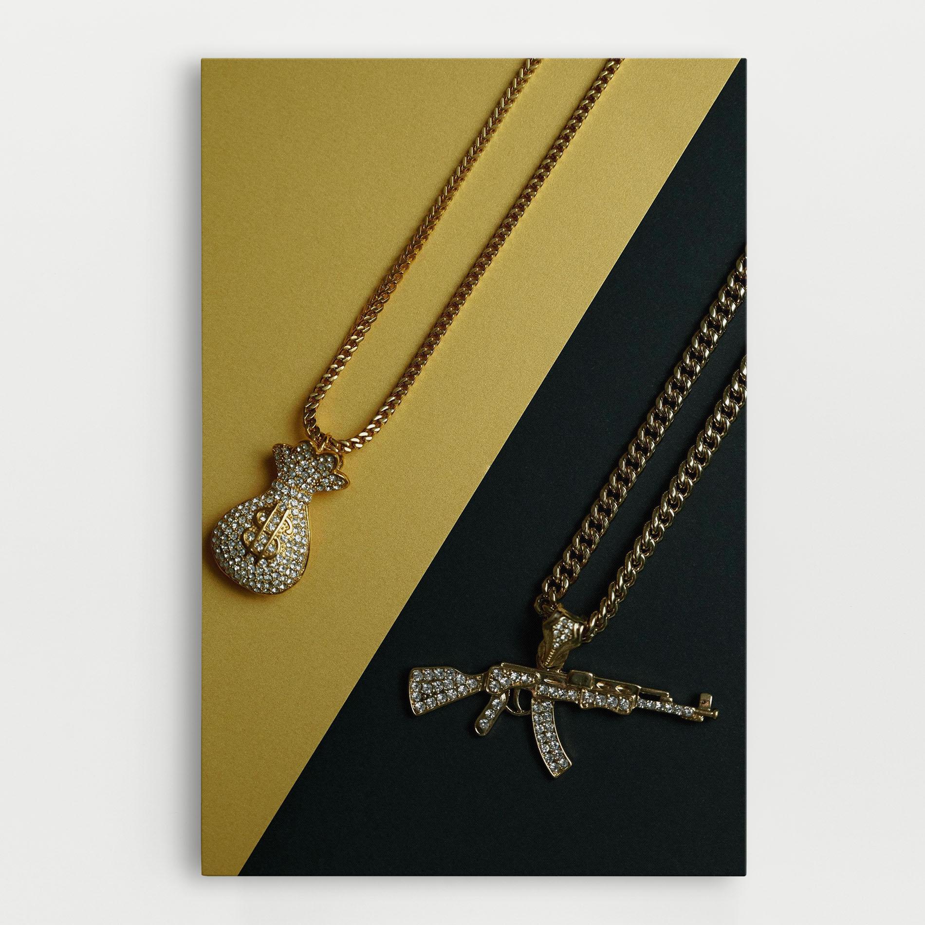 Vászonkép Gun Neckace mockup 0