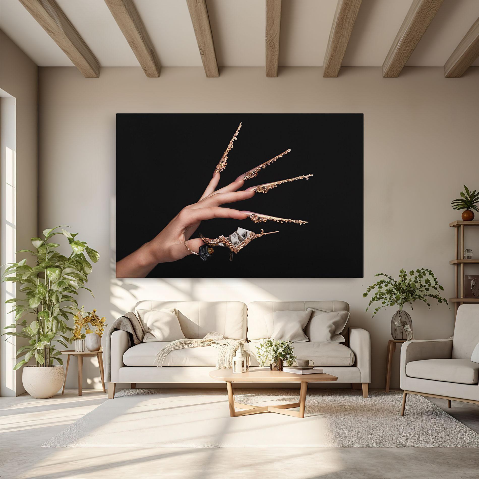 Vászonkép Creative Manicure mockup 6