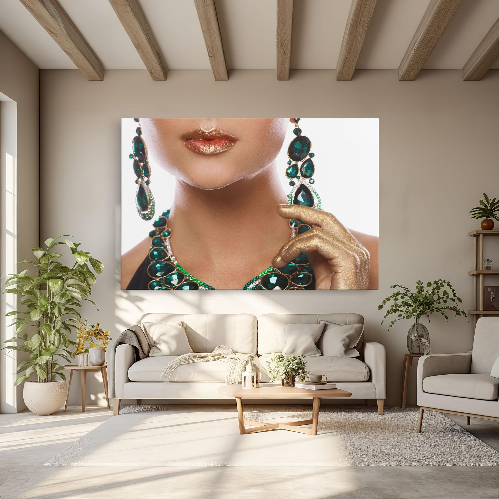 Vászonkép Green Accessory mockup 6