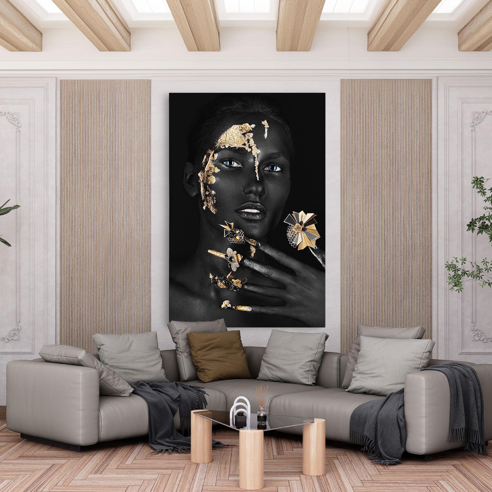 Vászonkép Black Art Makeup mockup 6