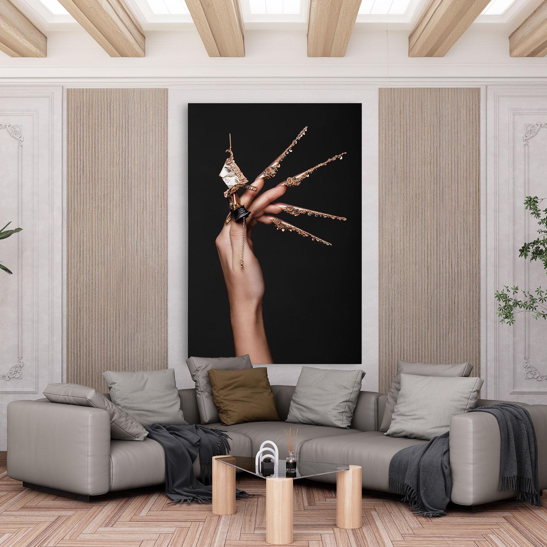 Vászonkép Creative Design Nails mockup 6