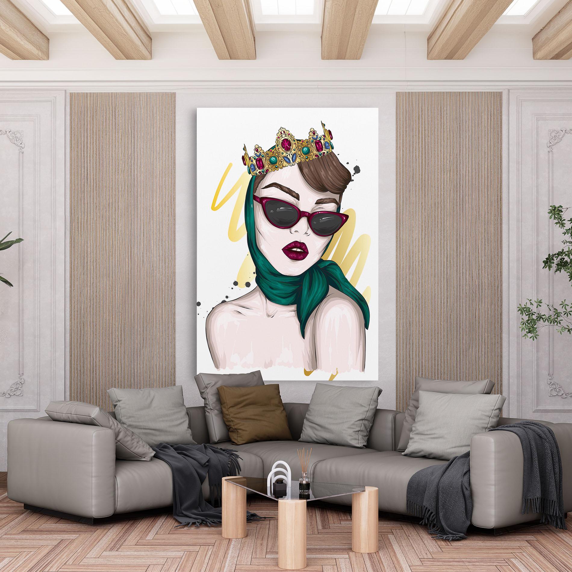 Vászonkép Diva Crown mockup 6