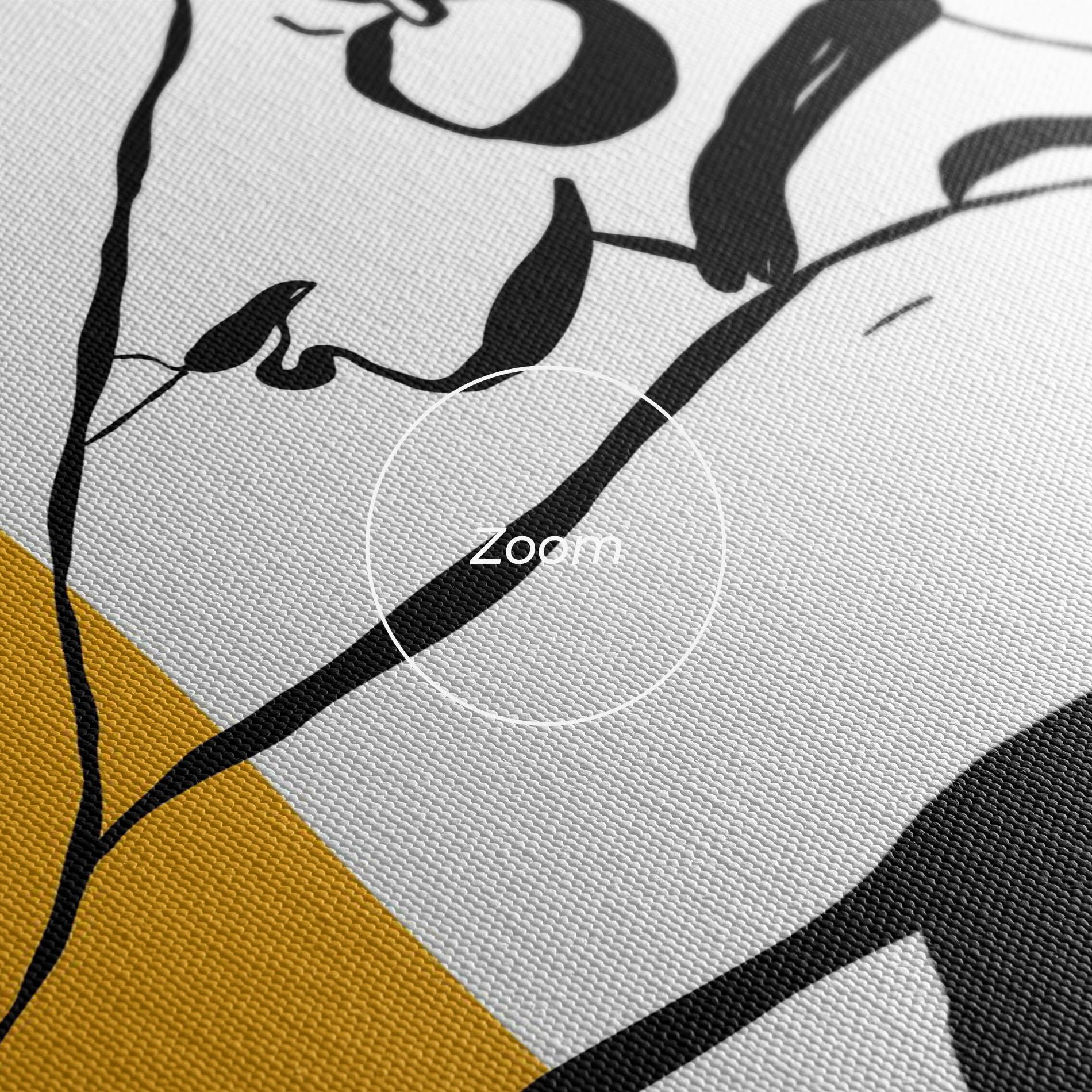 Vászonkép Big Earring mockup 3