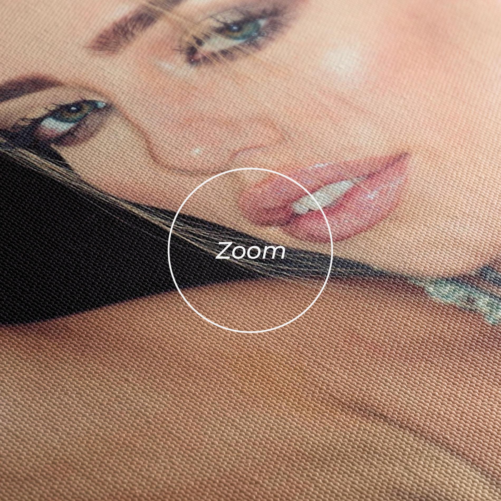 Vászonkép Flower Earrings mockup 3