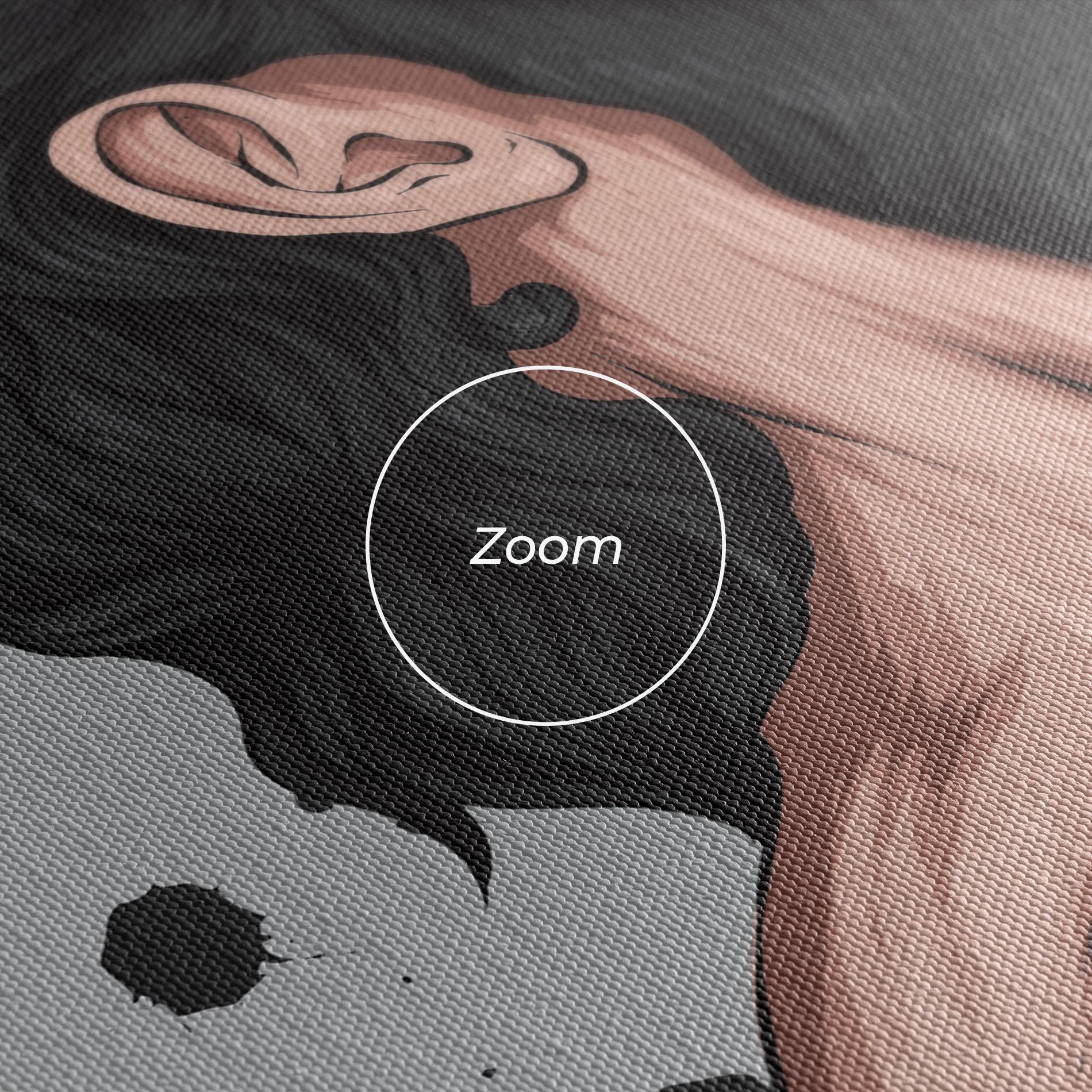 Vászonkép Male With Crown mockup 3