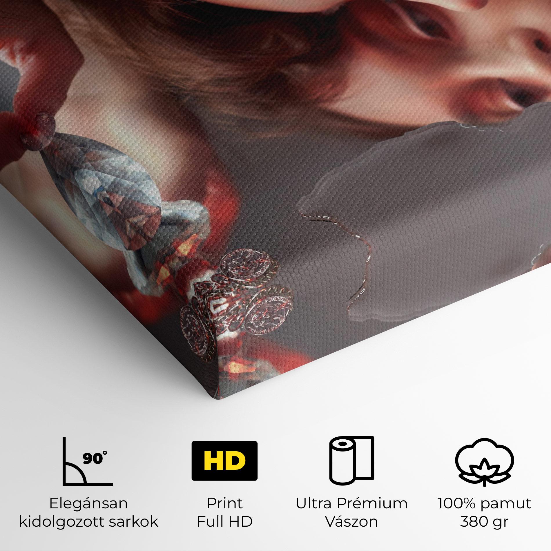 Vászonkép Big Diamond Hand mockup 4