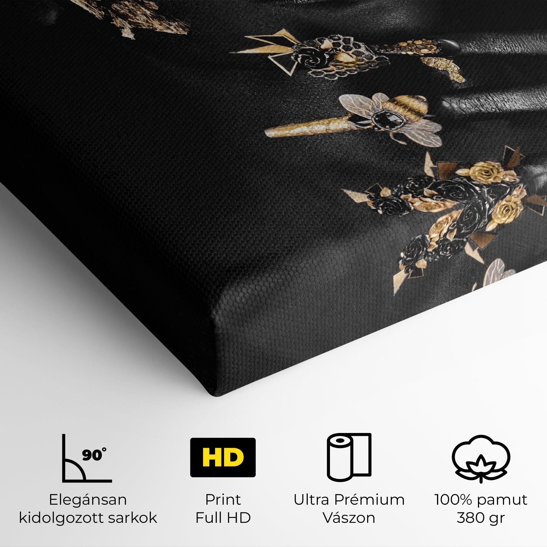 Vászonkép Black Art Makeup mockup 4