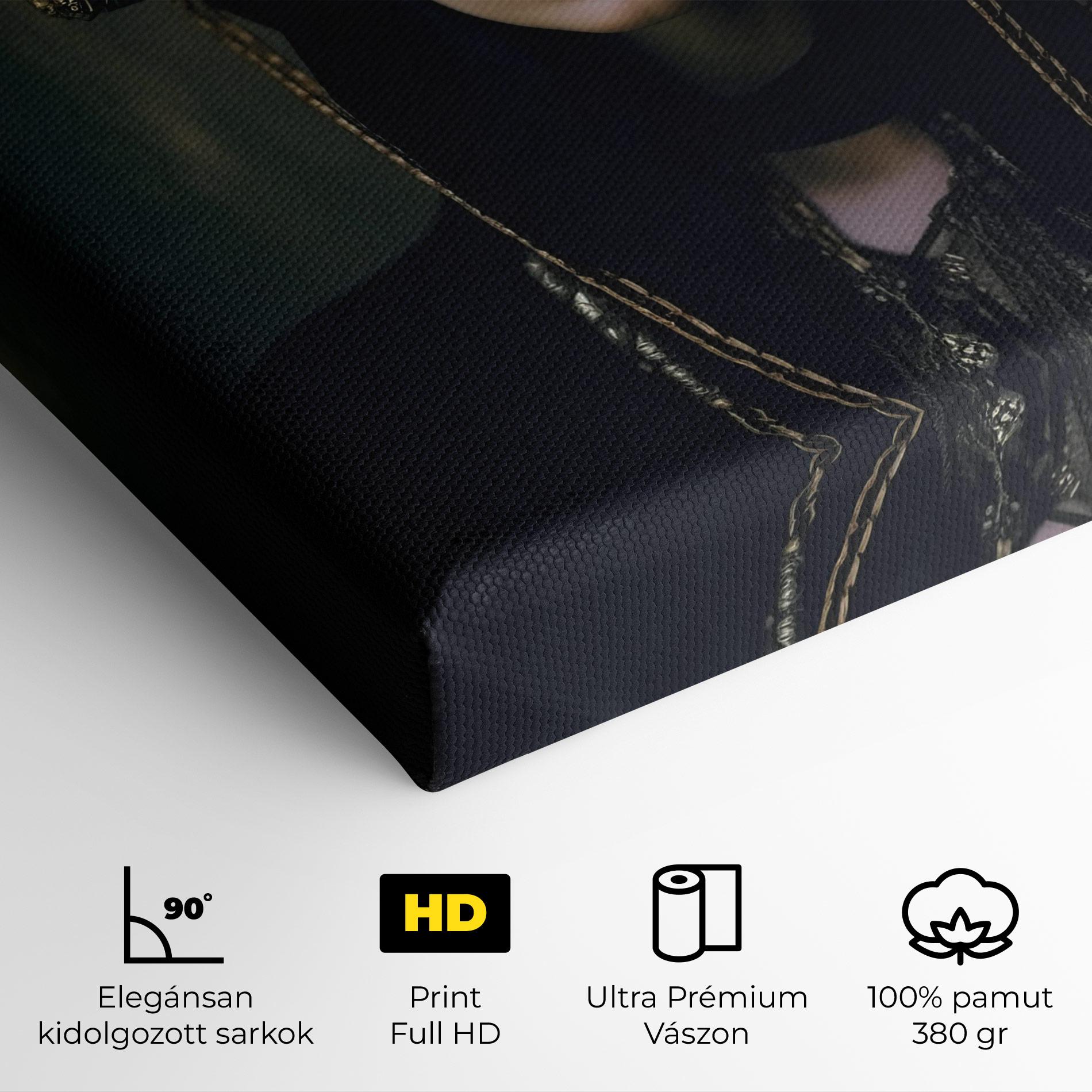 Vászonkép Gold Headpiece mockup 4