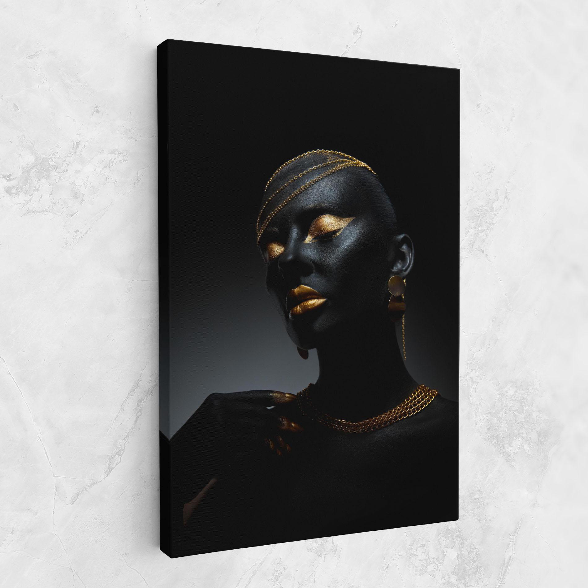 Vászonkép Beauty Gold mockup 1