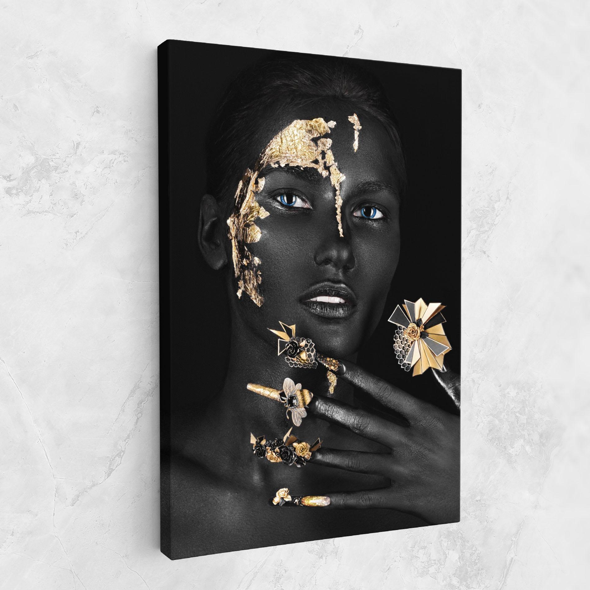 Vászonkép Black Art Makeup mockup 1