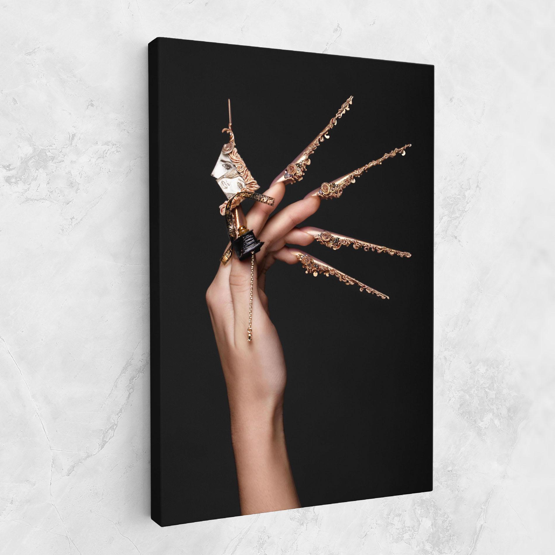 Vászonkép Creative Design Nails mockup 1