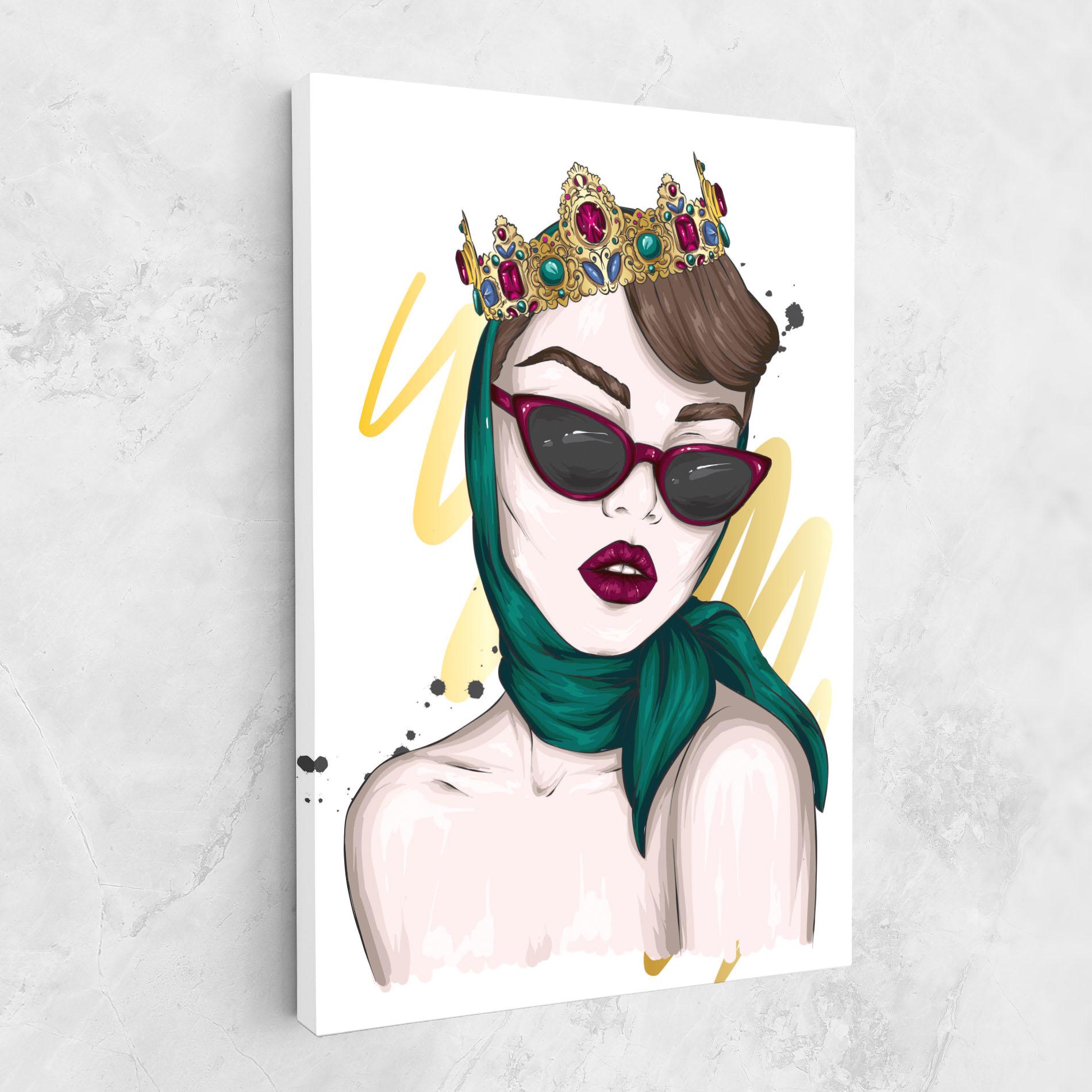 Vászonkép Diva Crown mockup 1