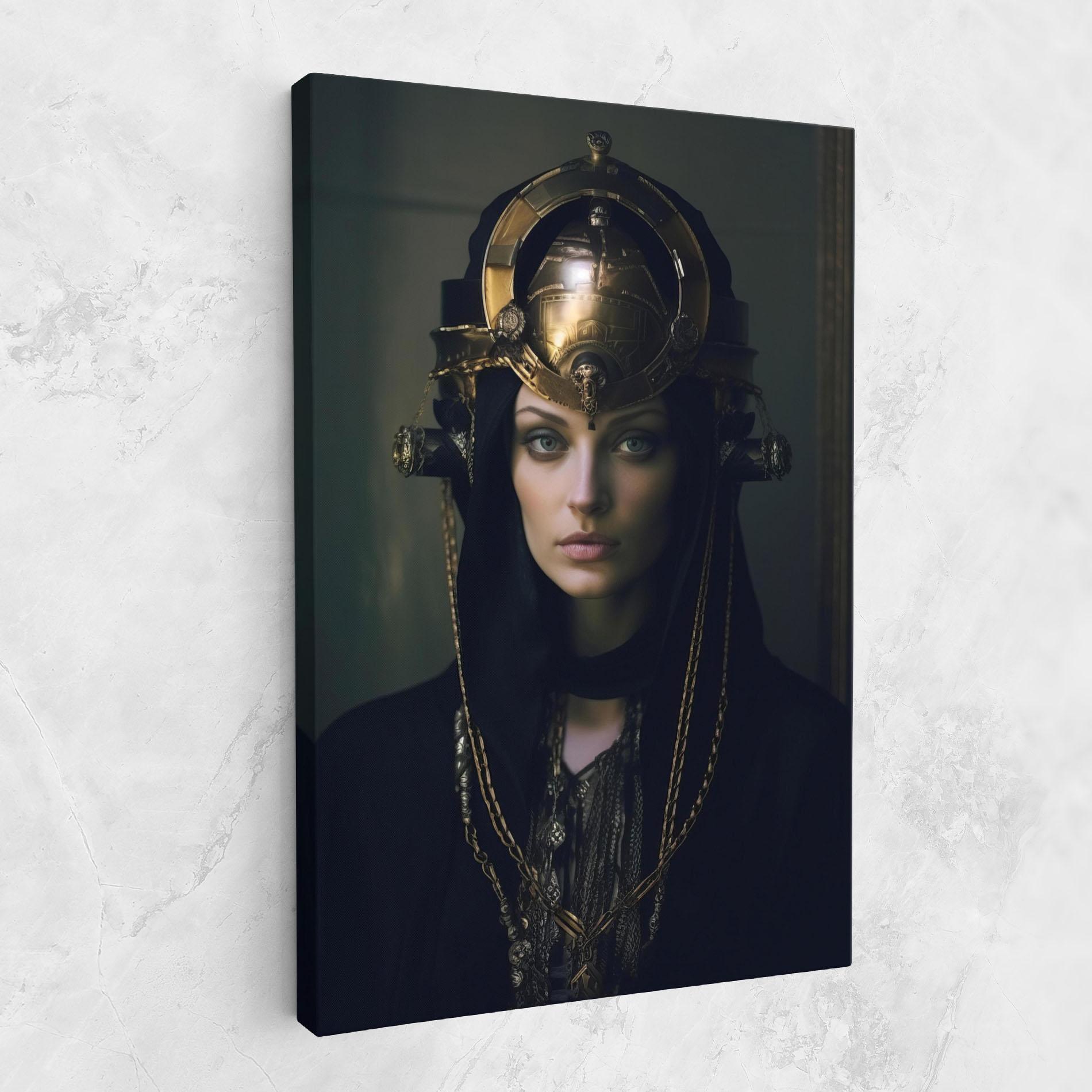 Vászonkép Gold Headpiece mockup 1