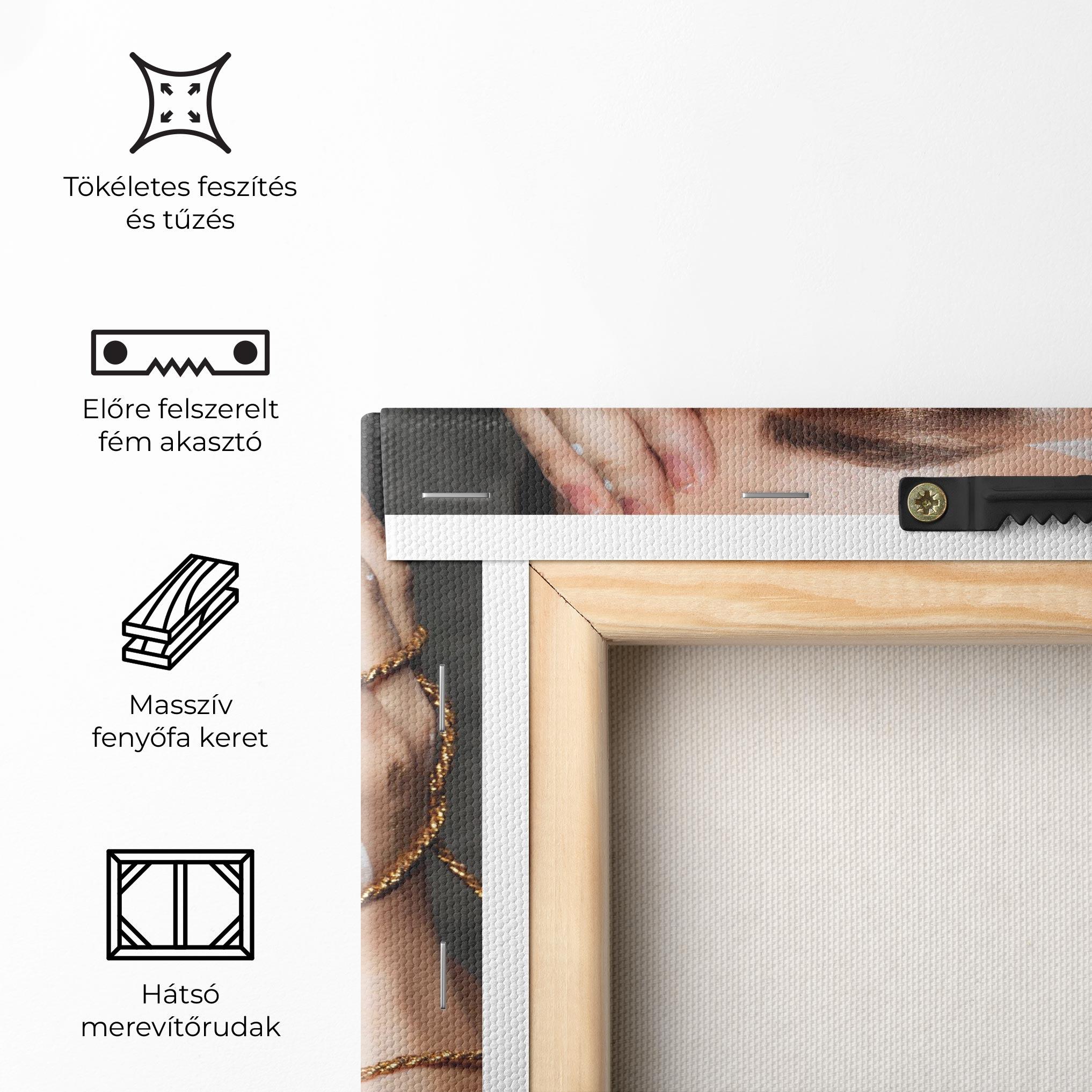 Vászonkép Gold Hand Accessory mockup 5