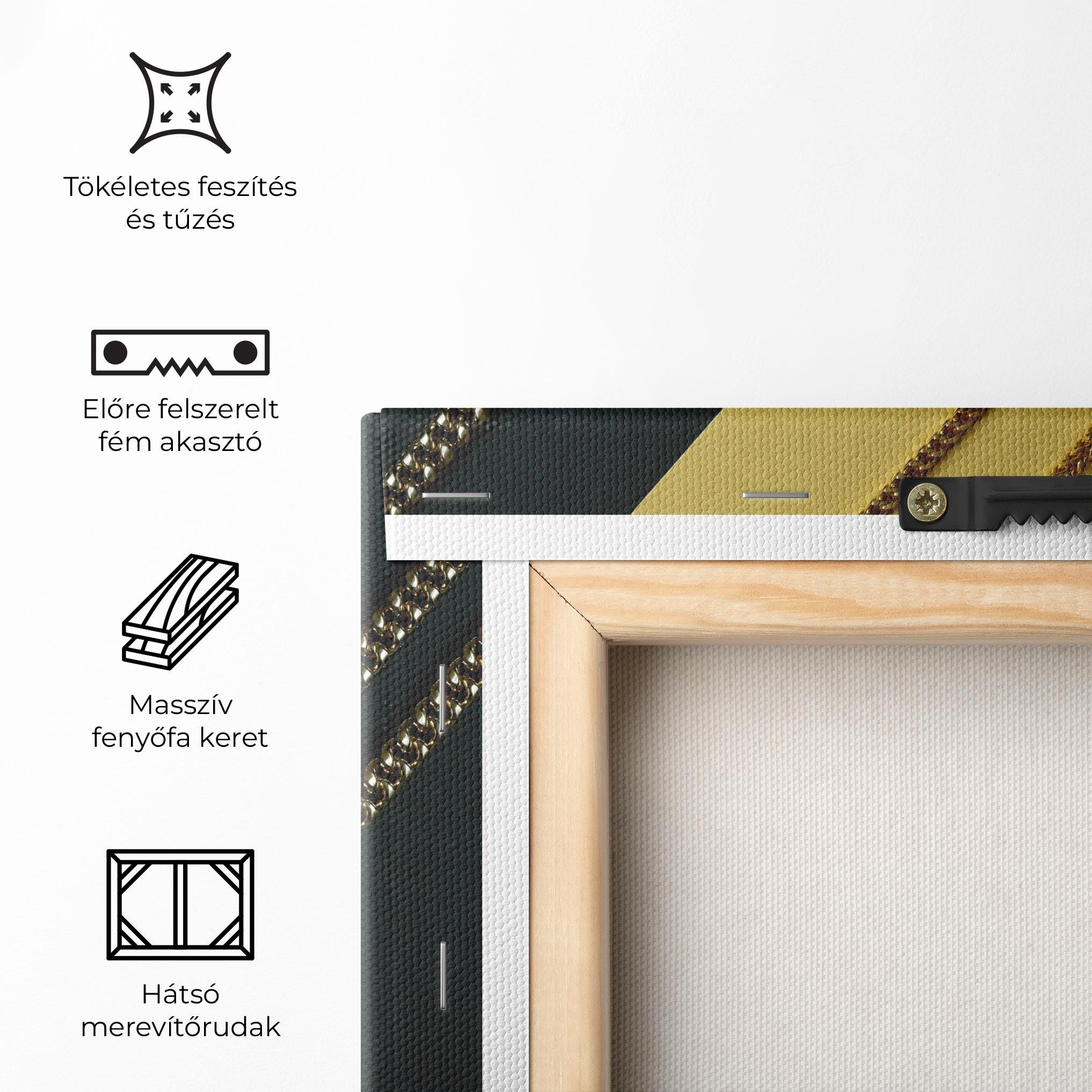 Vászonkép Gun Neckace mockup 5