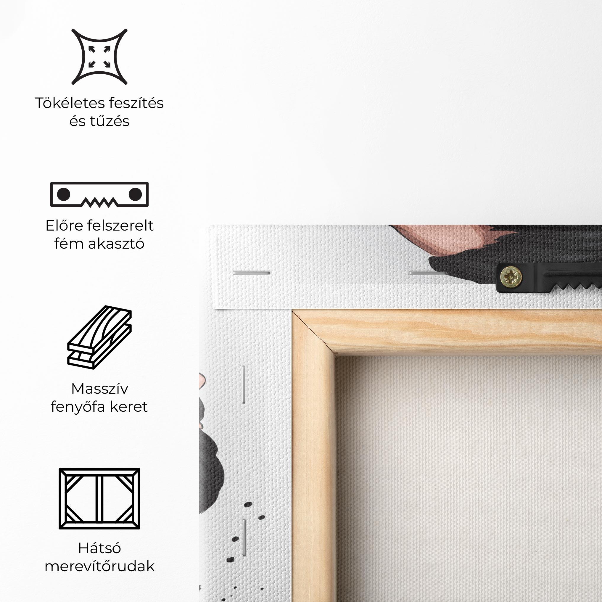 Vászonkép Male With Crown mockup 5