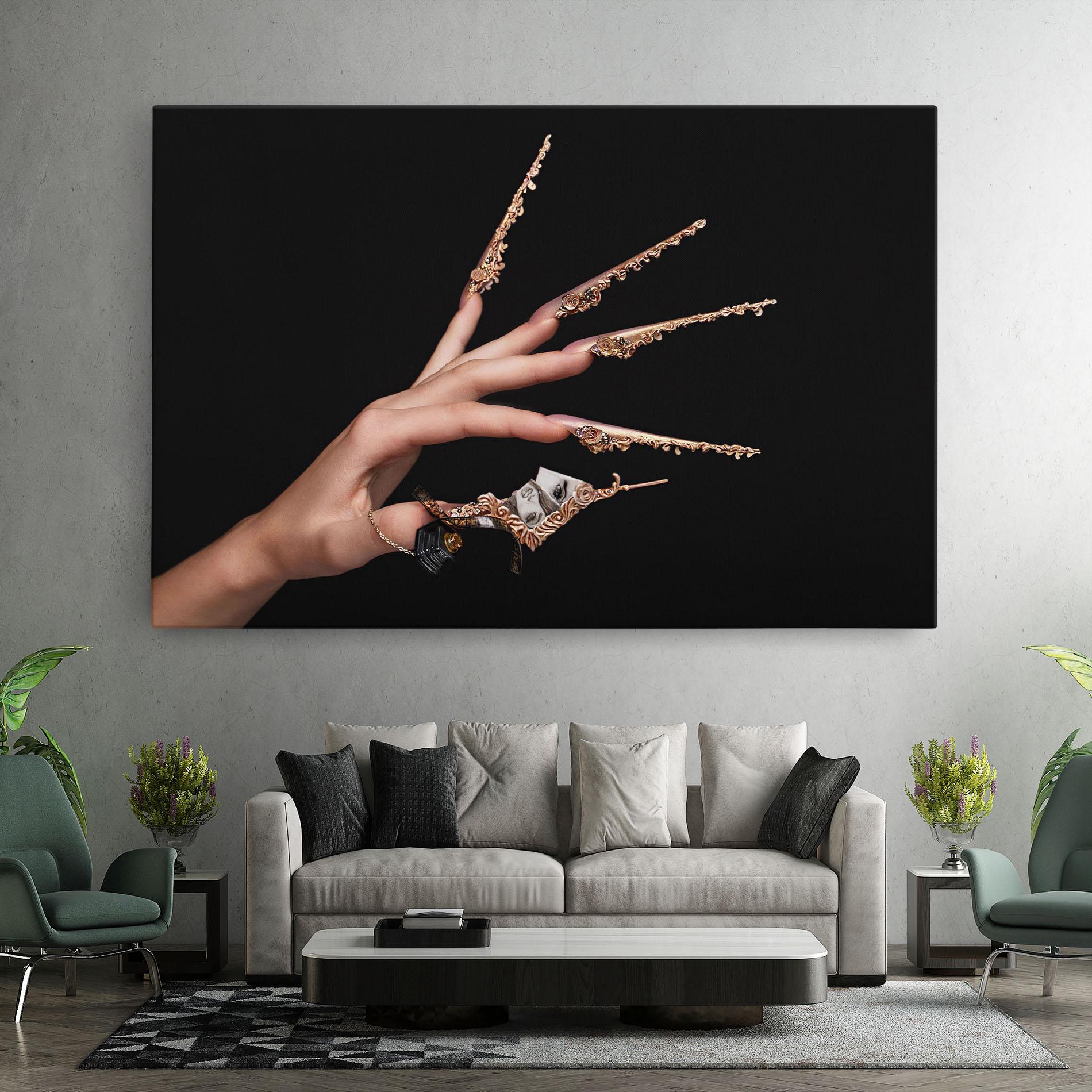 Vászonkép Creative Manicure mockup 7