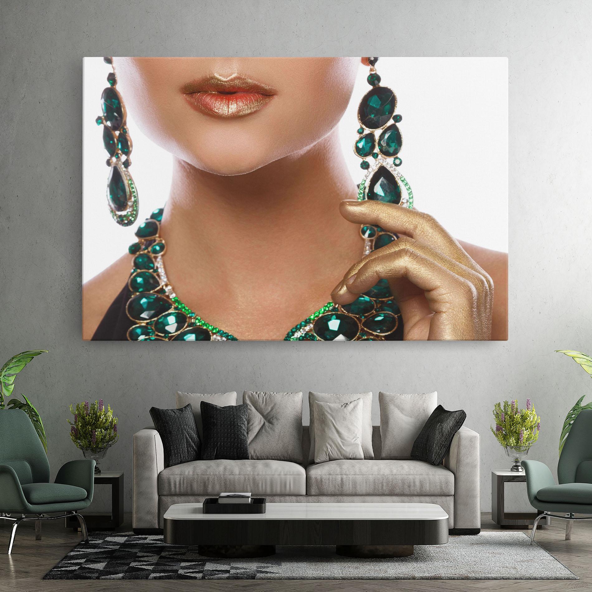 Vászonkép Green Accessory mockup 7