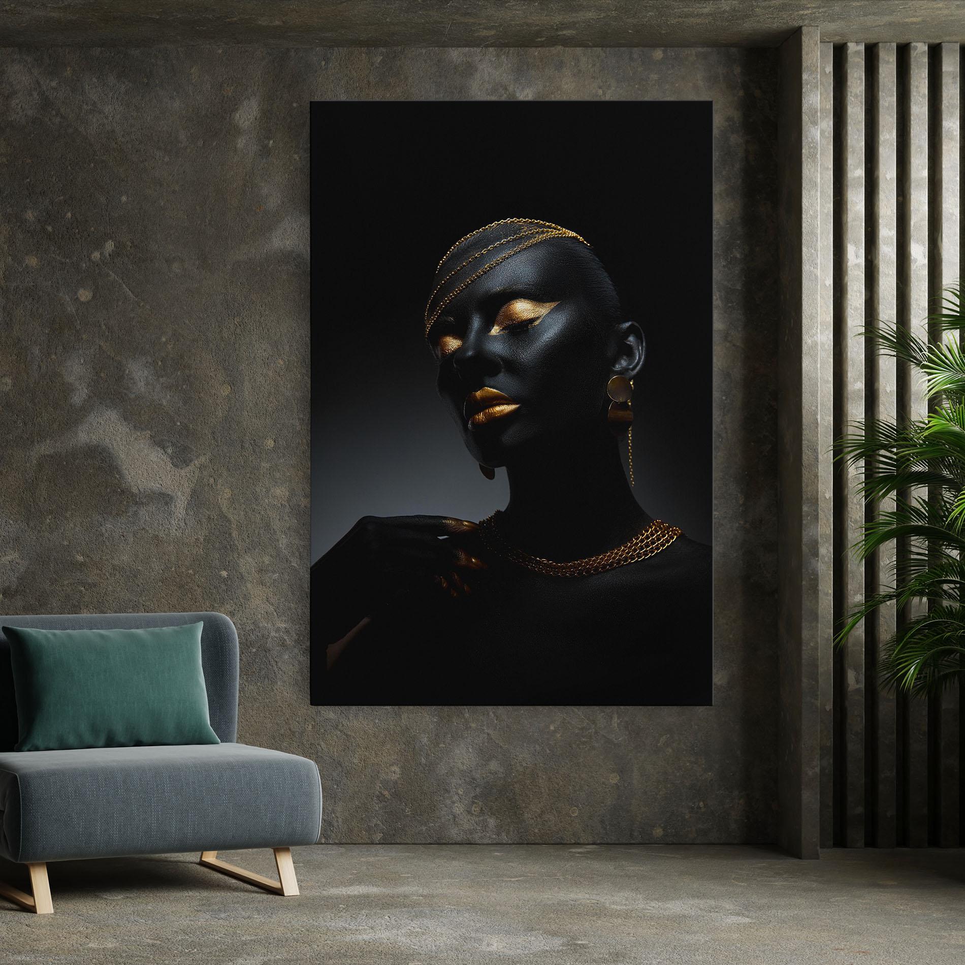 Vászonkép Beauty Gold mockup 7