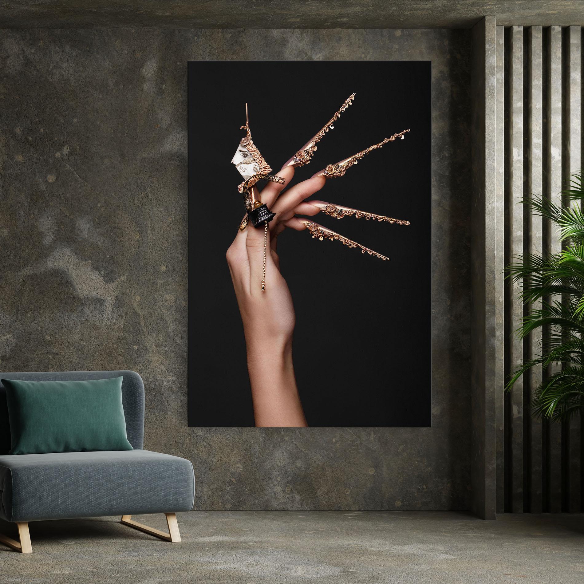 Vászonkép Creative Design Nails mockup 7