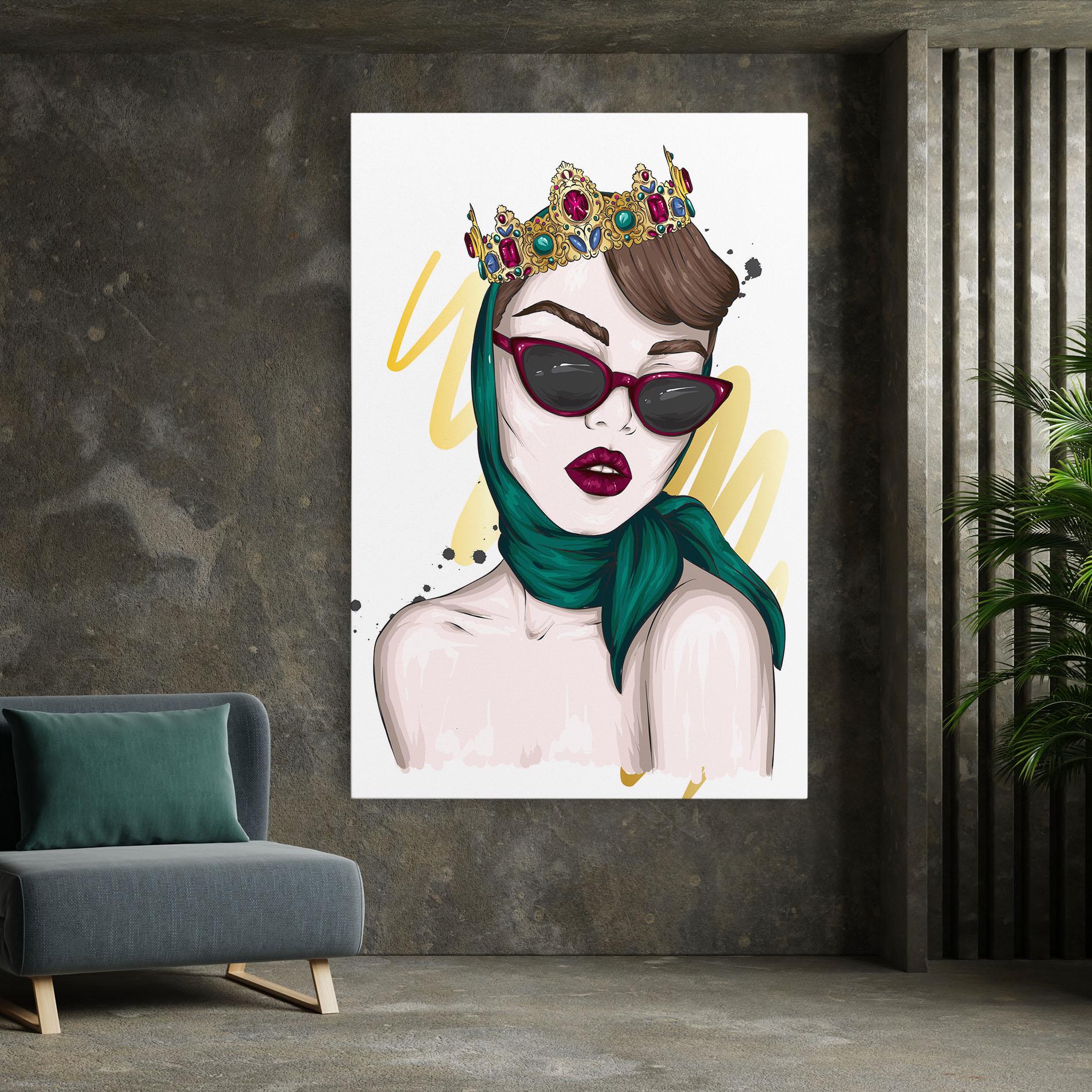 Vászonkép Diva Crown mockup 7