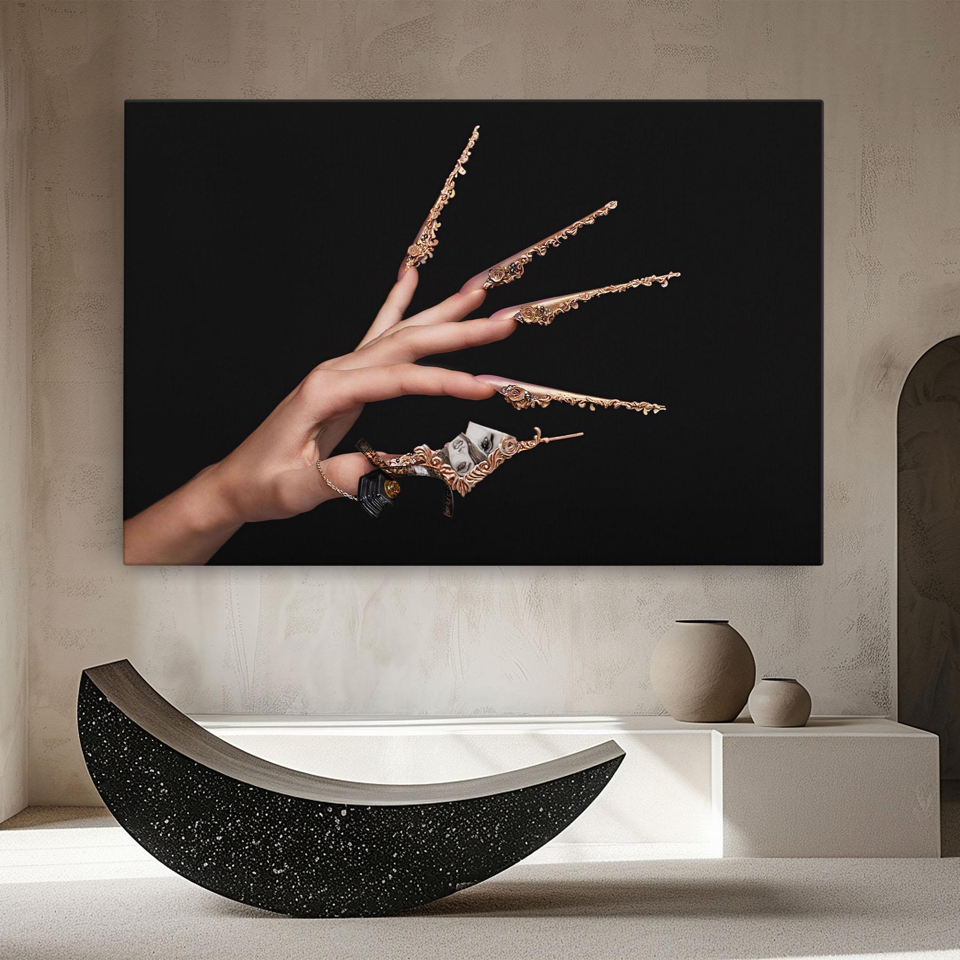 Vászonkép Creative Manicure mockup 8