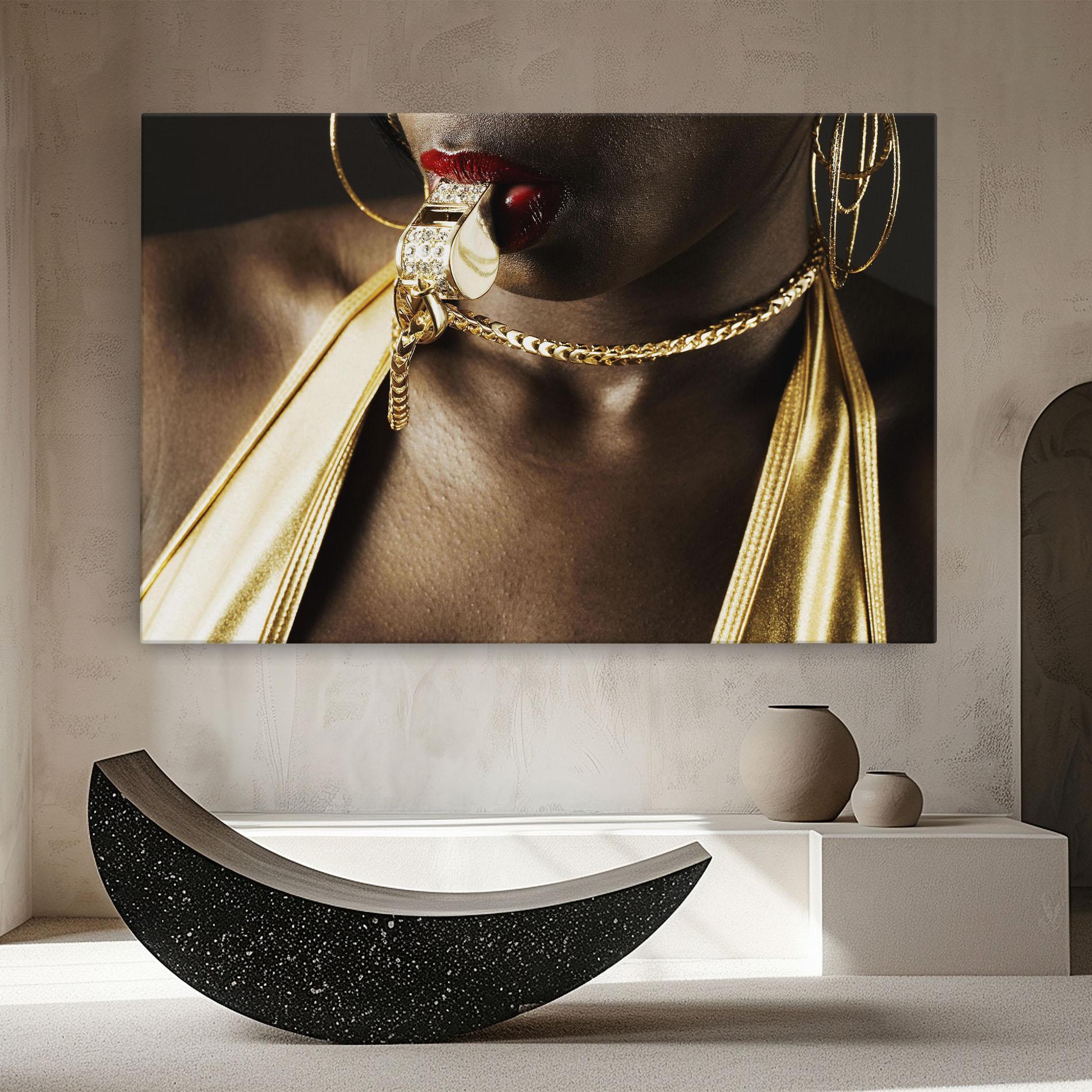 Vászonkép Golden Whistle mockup 8