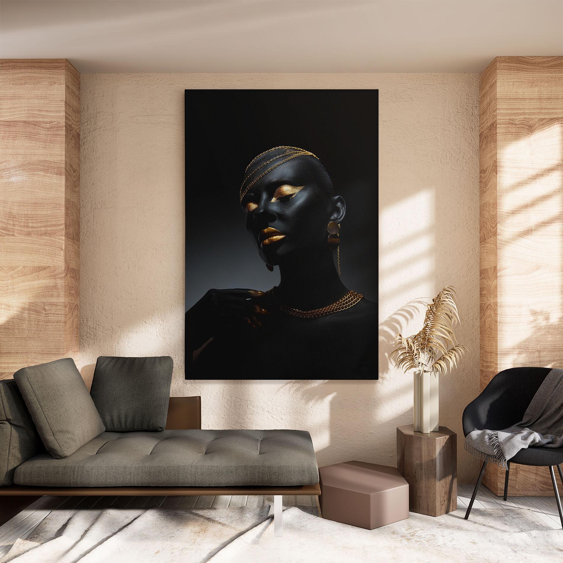 Vászonkép Beauty Gold mockup 8