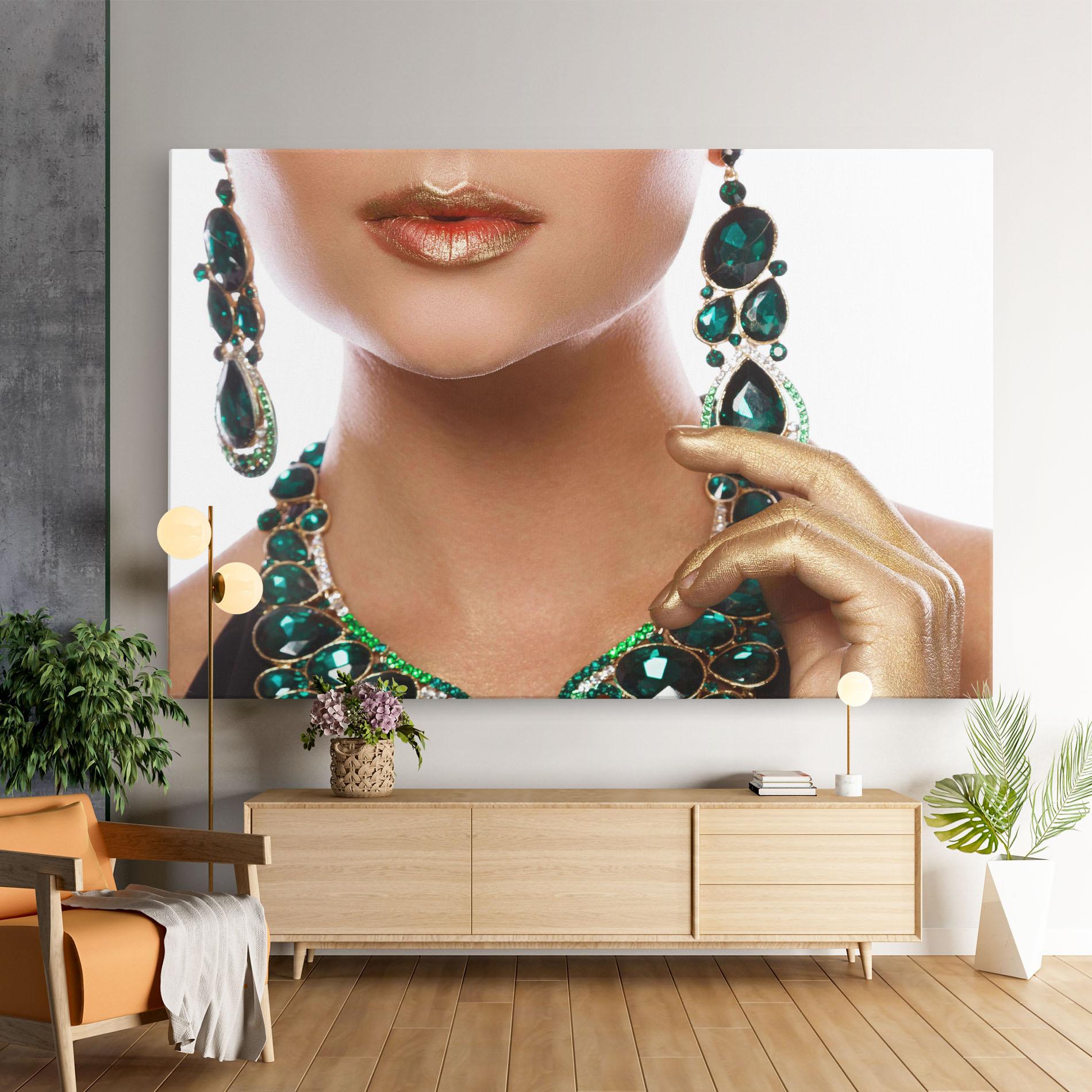 Vászonkép Green Accessory mockup 9