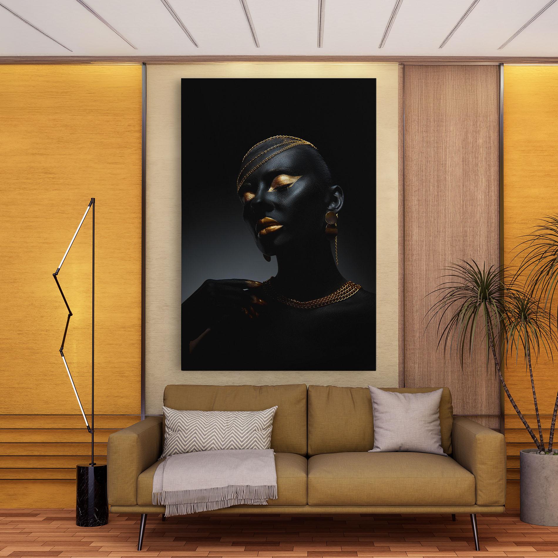 Vászonkép Beauty Gold mockup 9