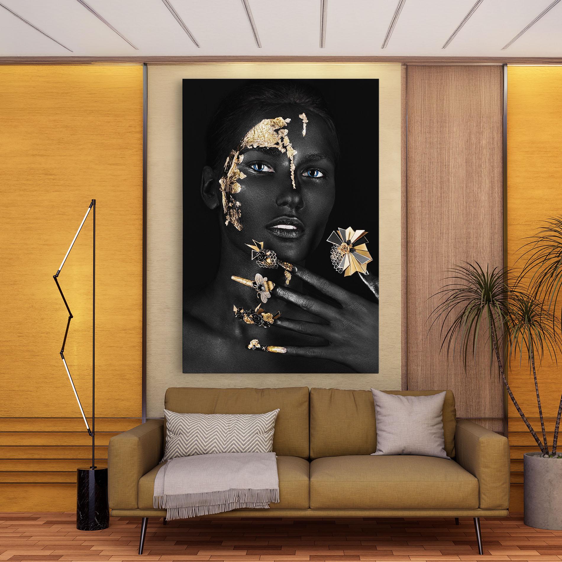 Vászonkép Black Art Makeup mockup 9