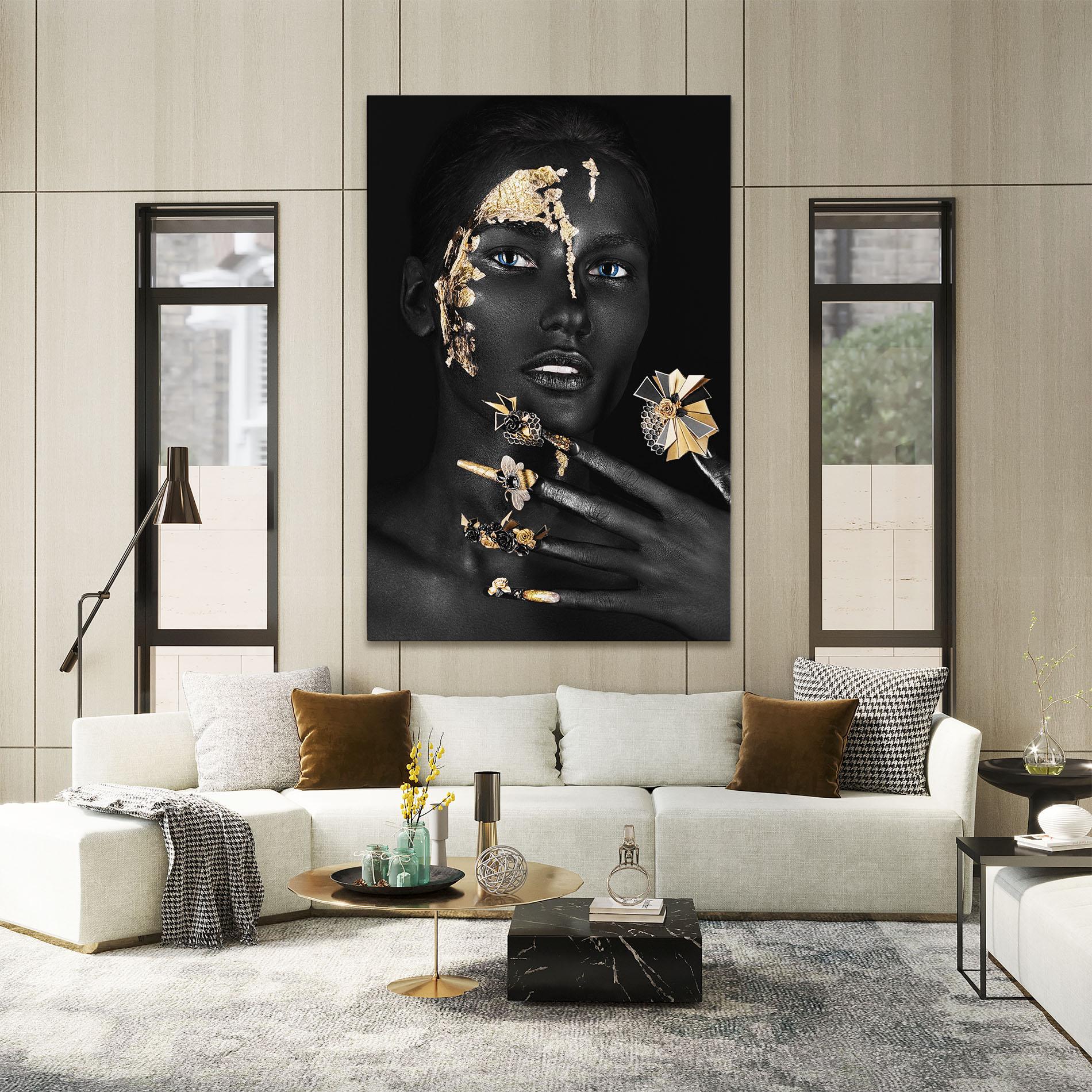 Vászonkép Black Art Makeup mockup 2