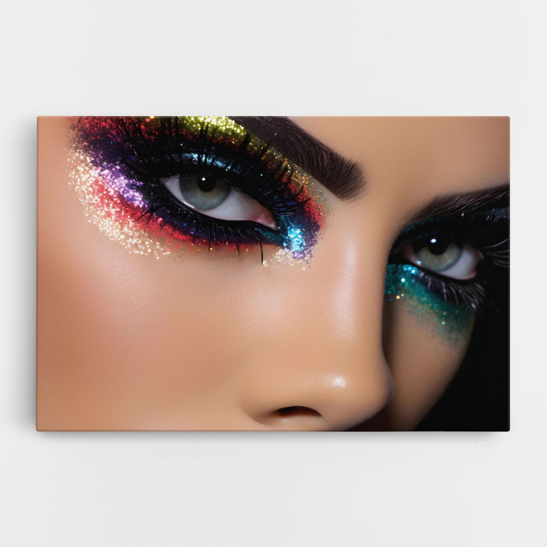 Vászonkép Feminine Makeup Model mockup 0