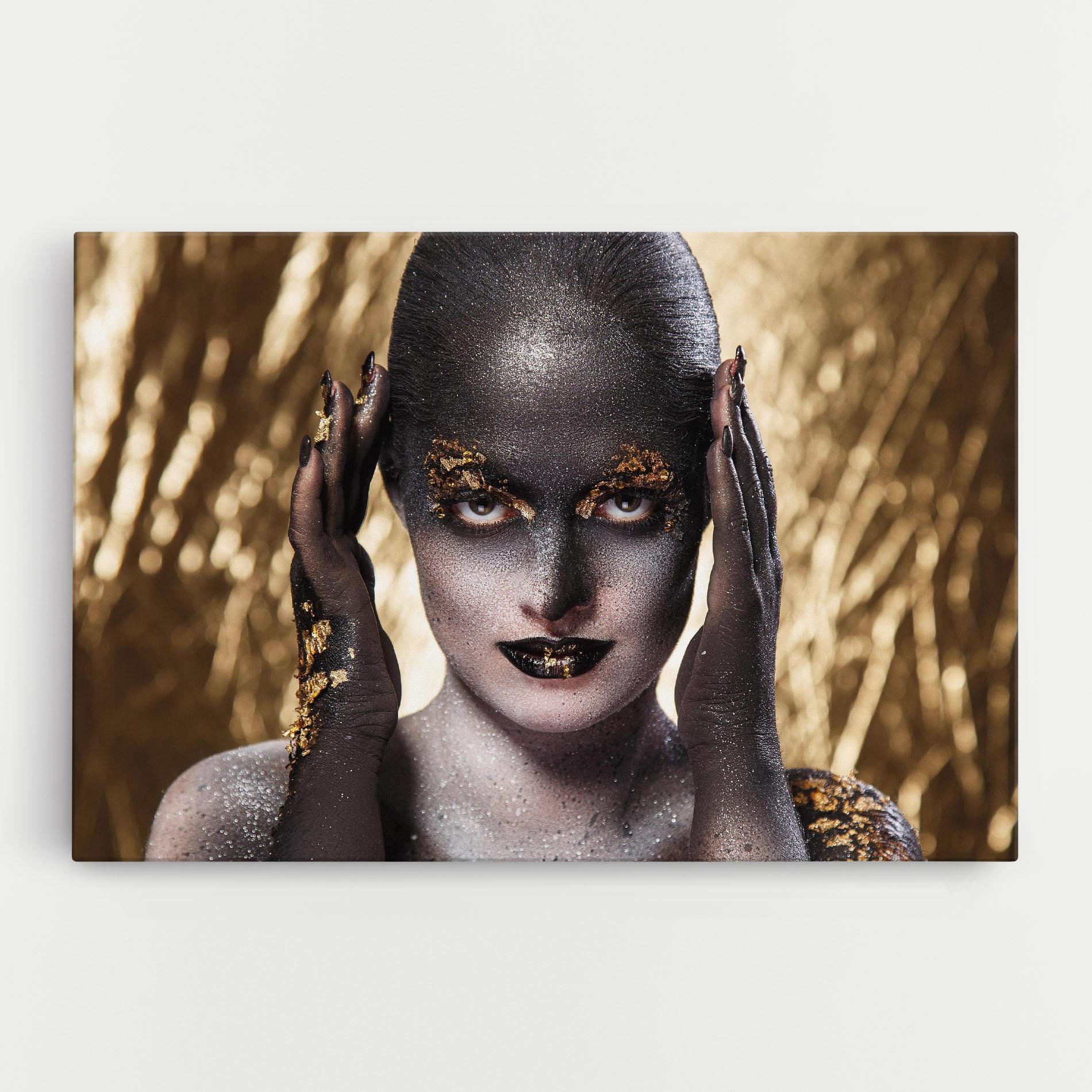 Vászonkép Glitter Artistic Makeup mockup 0