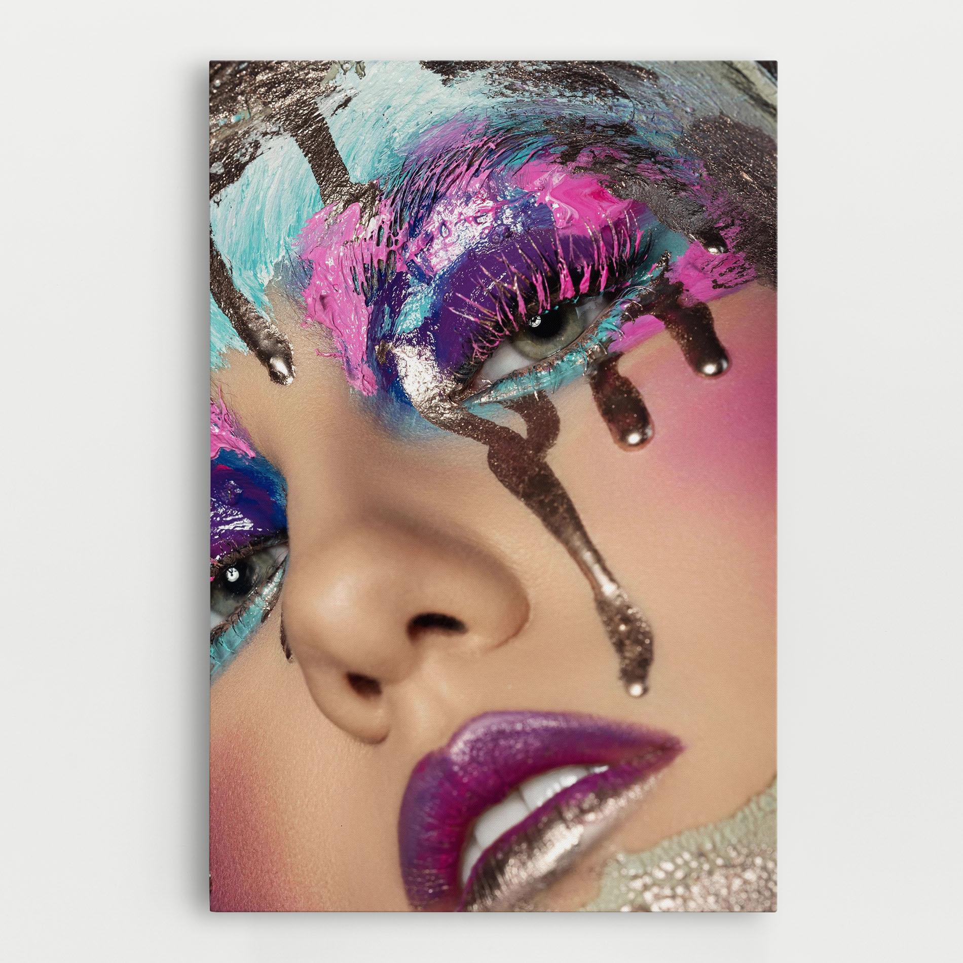 Vászonkép Pretty Pink Eyelashes mockup 0