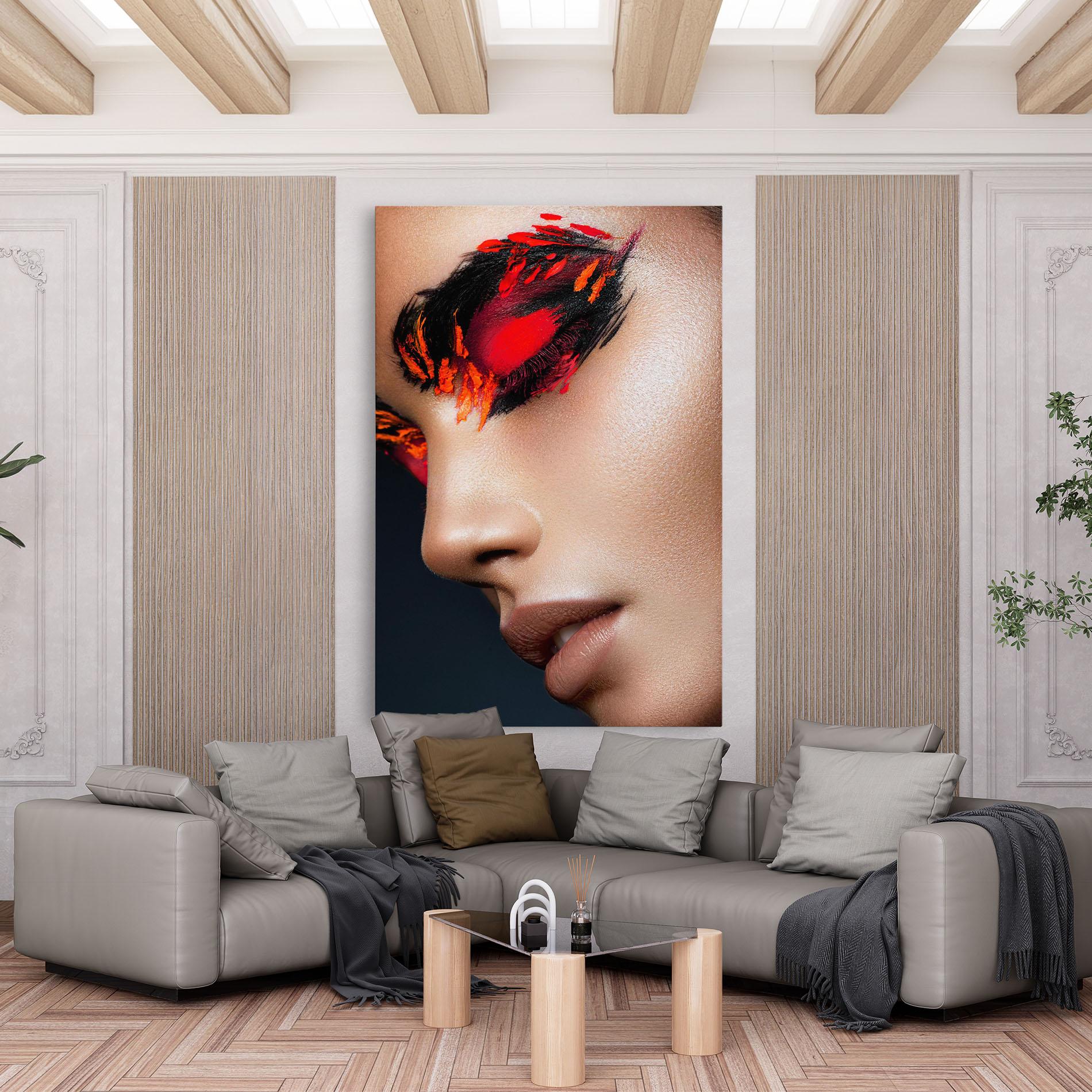 Vászonkép Fire Make Up mockup 6