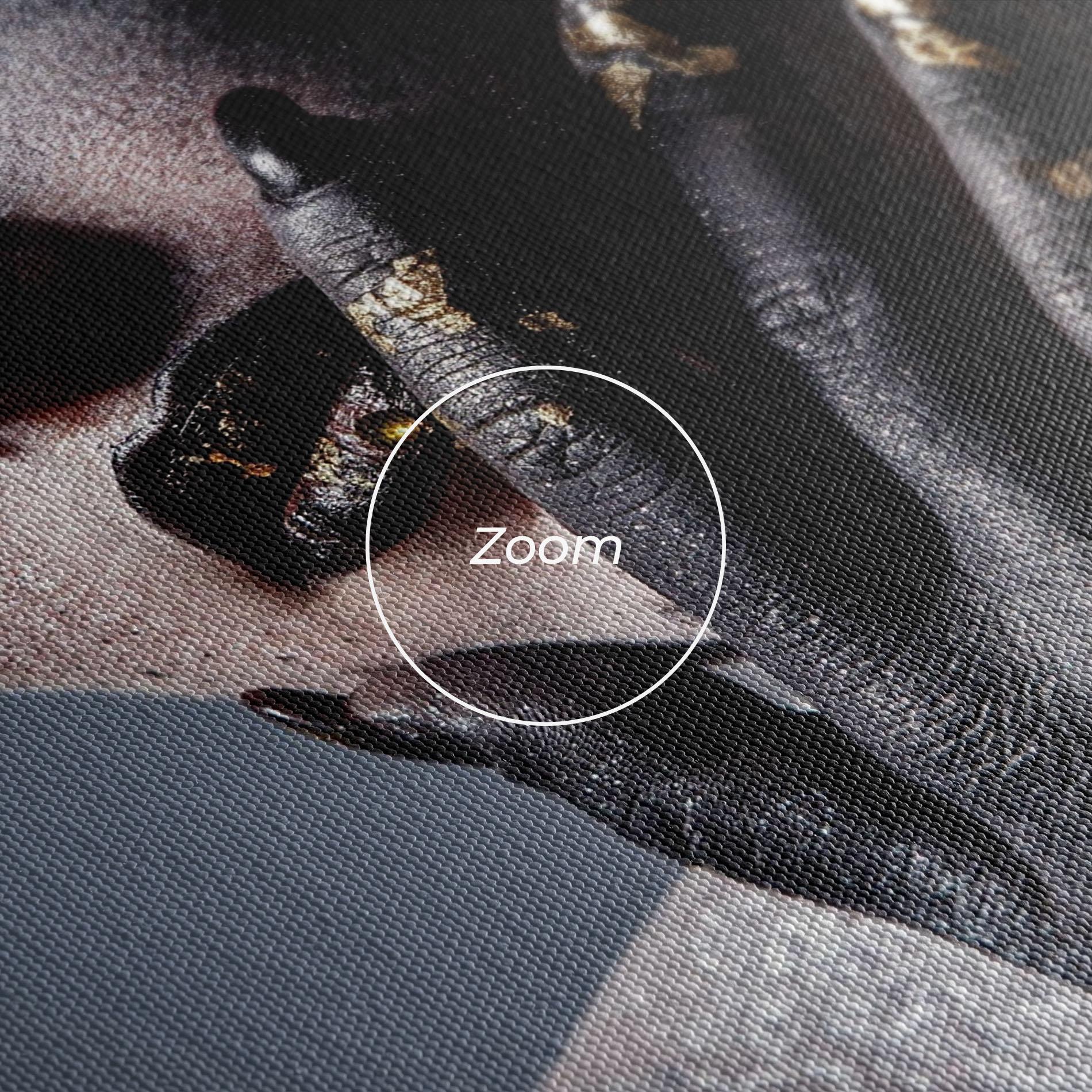 Vászonkép Artistic Black Makeup mockup 3