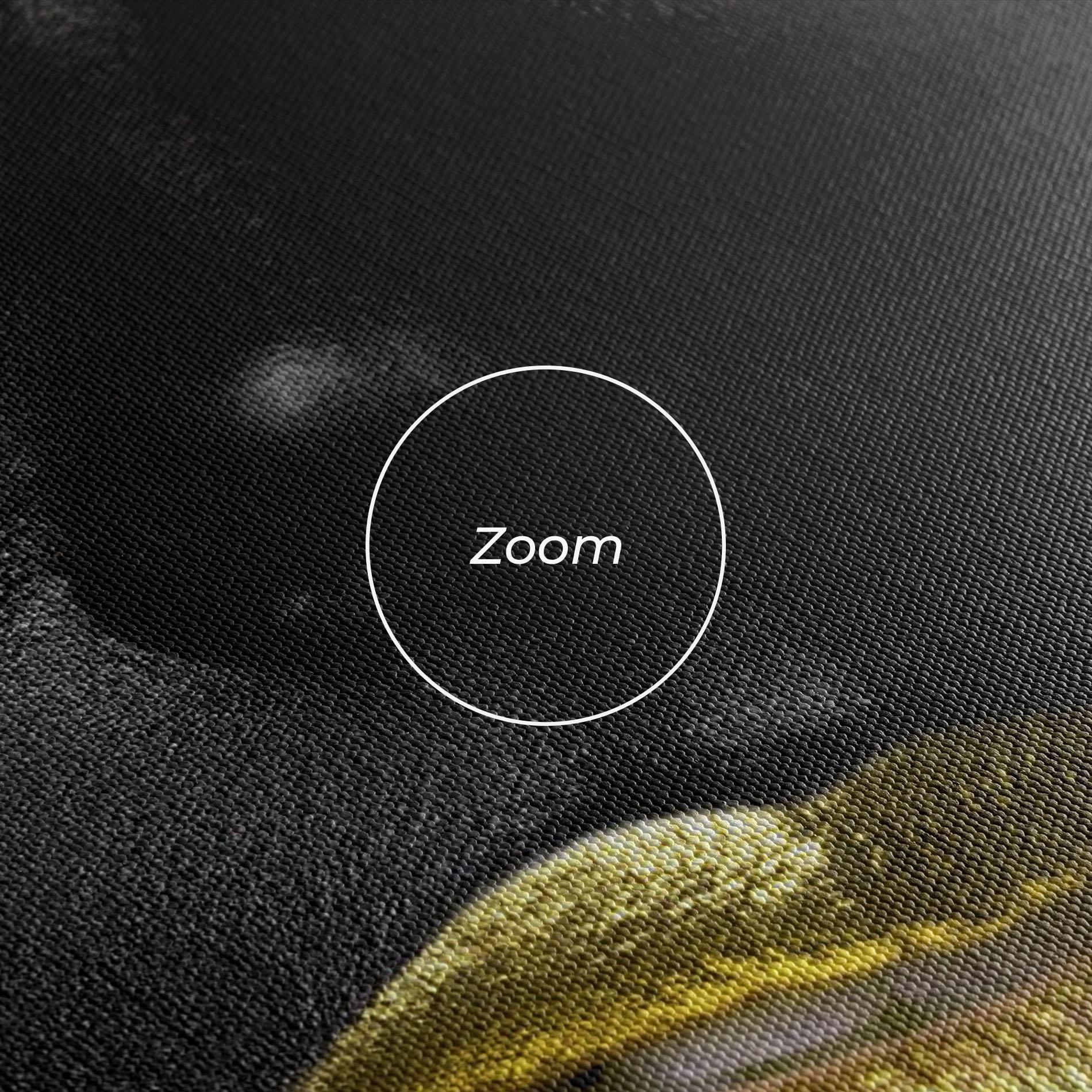 Vászonkép Gold Make Up And Lips mockup 3