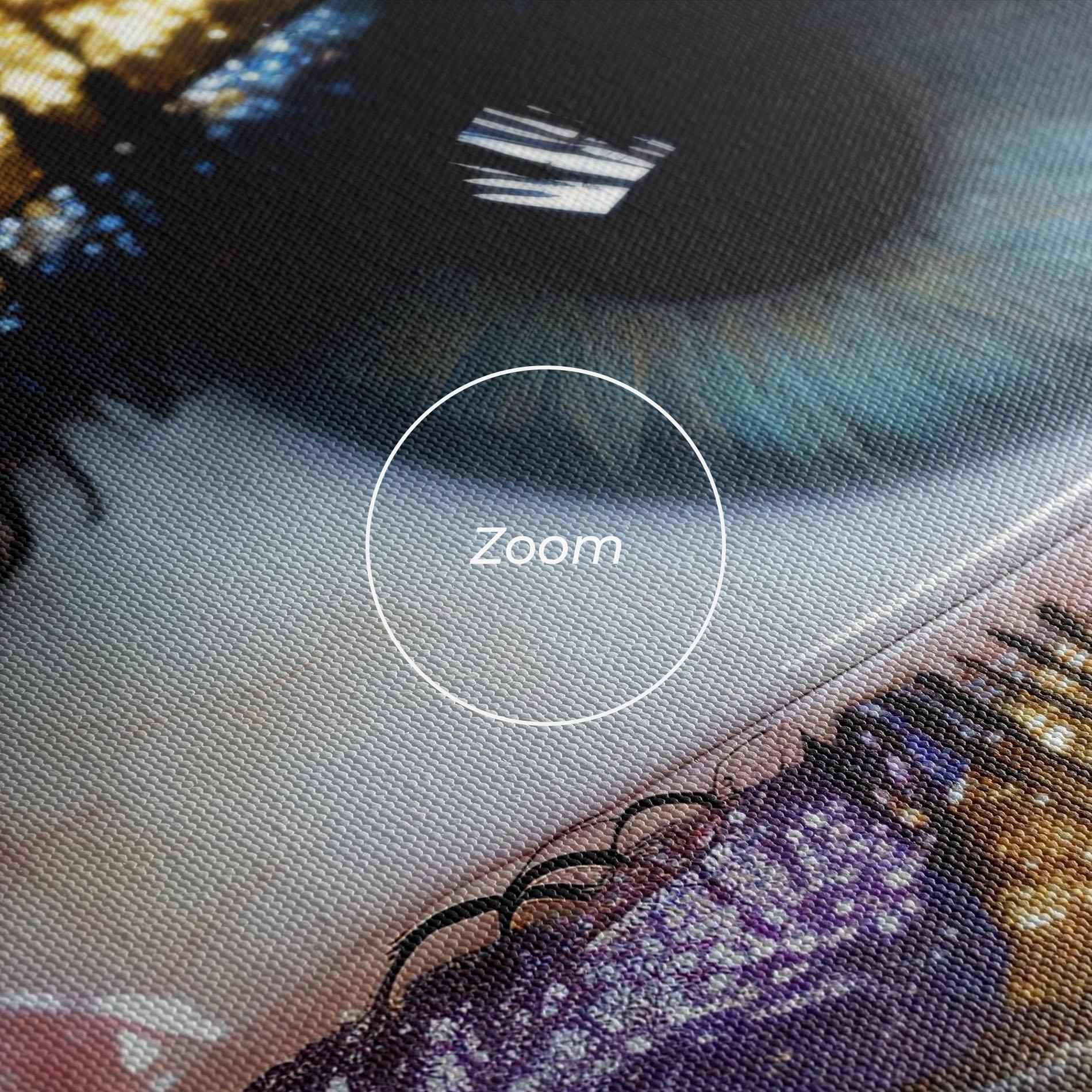 Vászonkép Golden Purple Make Up mockup 3