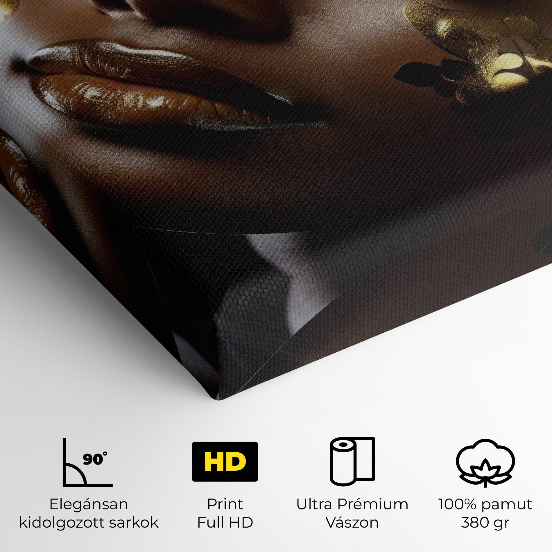 Vászonkép Dark Blue Makeup mockup 4