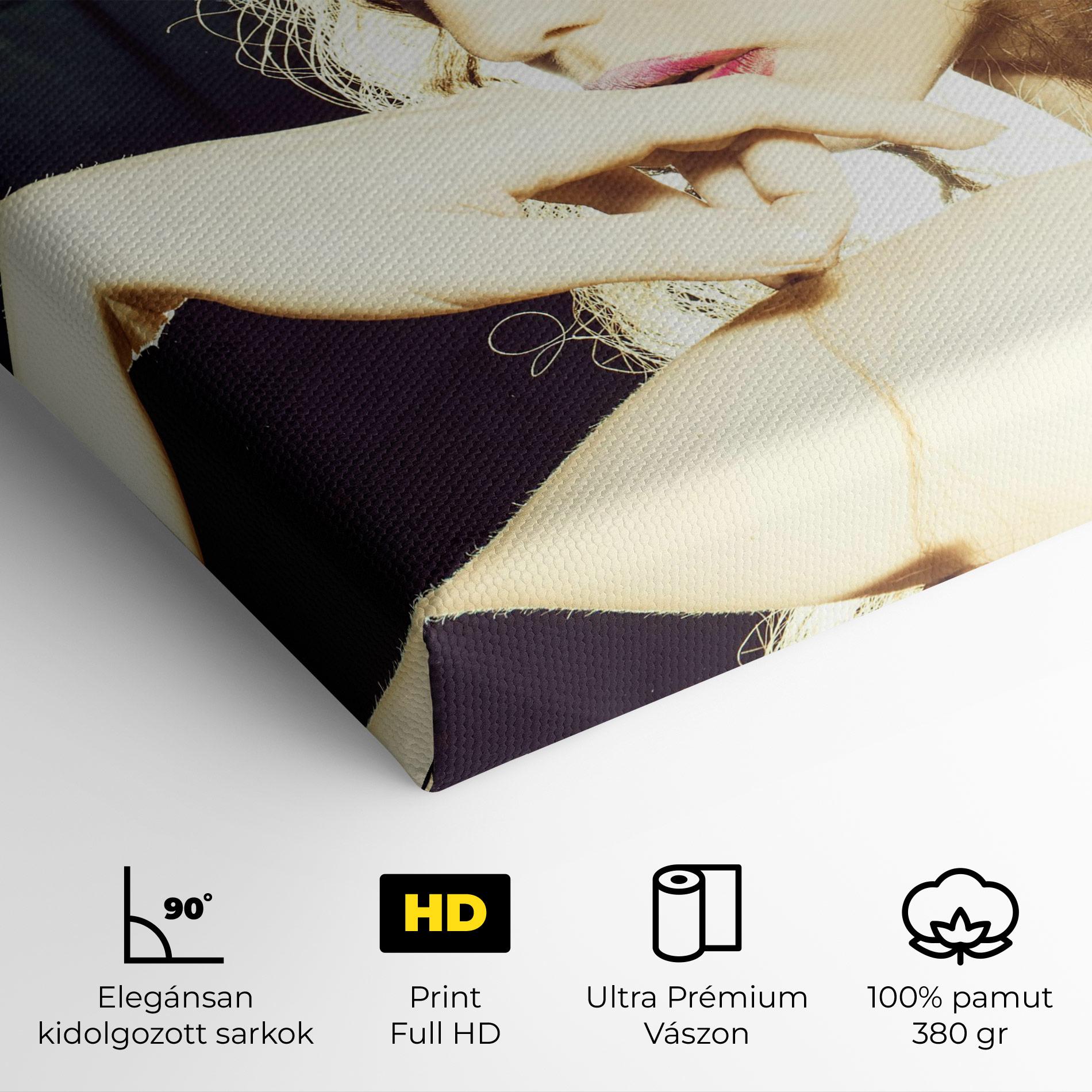 Vászonkép False Feather Eyelashes mockup 4